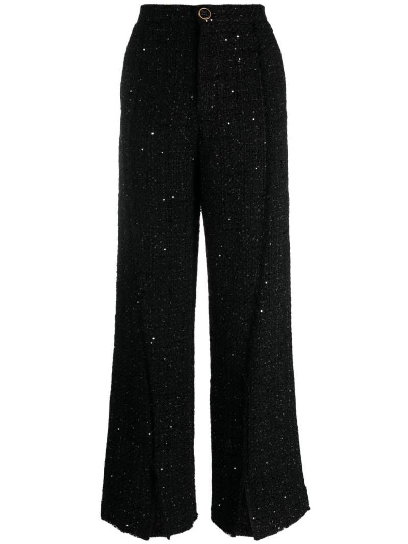 Gcds tweed tailored trousers - Black von Gcds