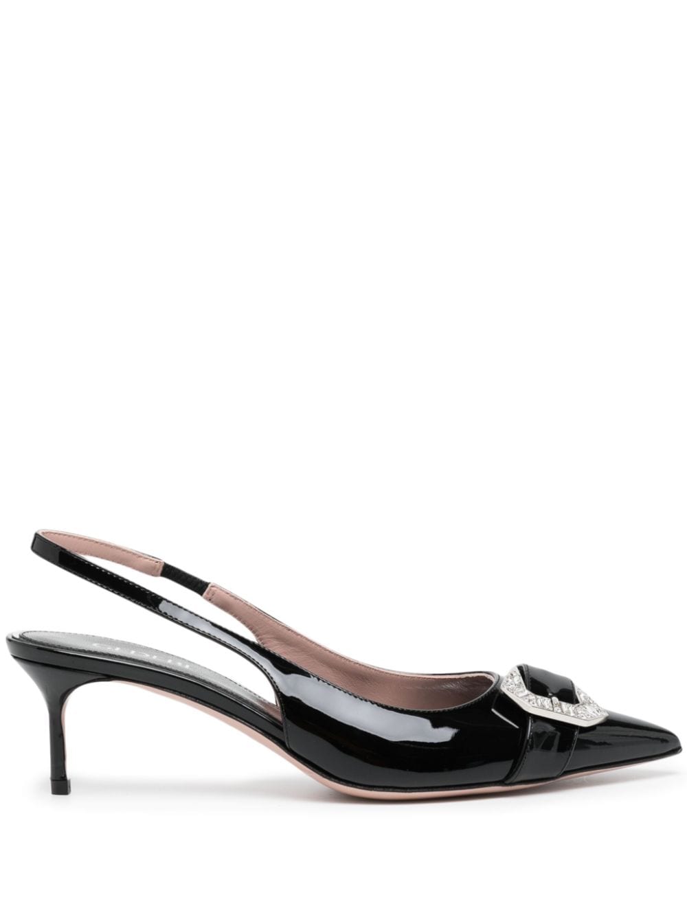 Gedebe 50mm buckle-detail leather sandals - Black von Gedebe