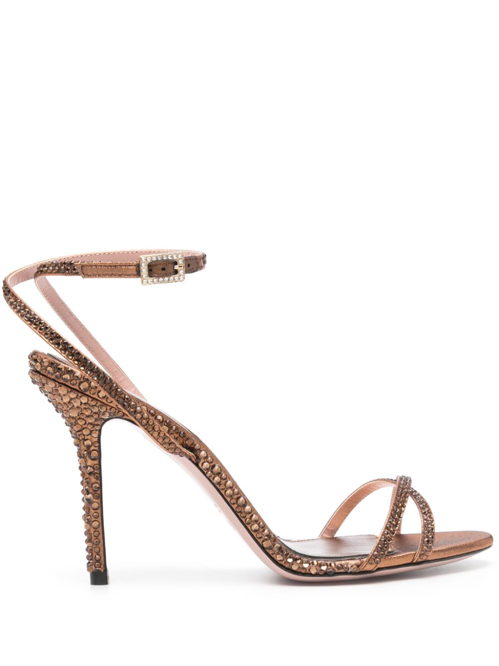 Gedebe Charlize 105mm sandals - Brown von Gedebe