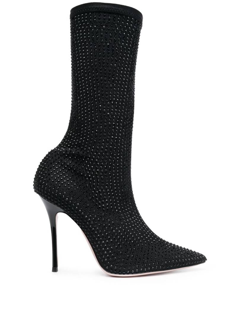 Gedebe Logan crystal-embellished boots - Black von Gedebe