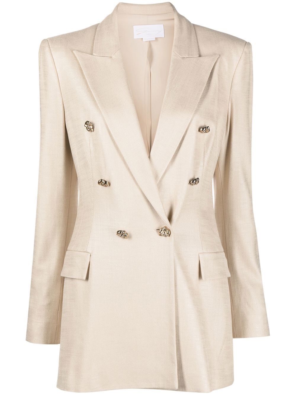 Genny Giacca double-breasted blazer - Neutrals von Genny