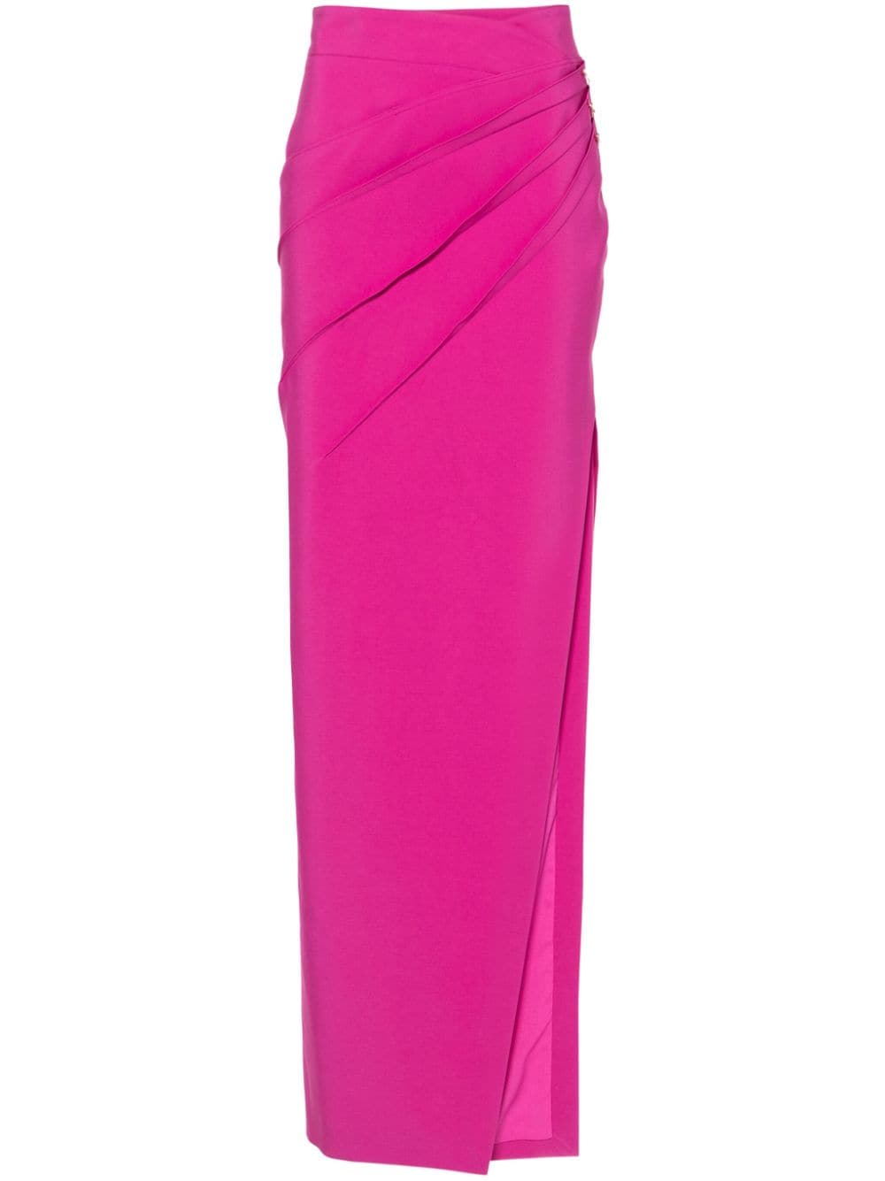 Genny crystal-embellished midi skirt - Pink von Genny