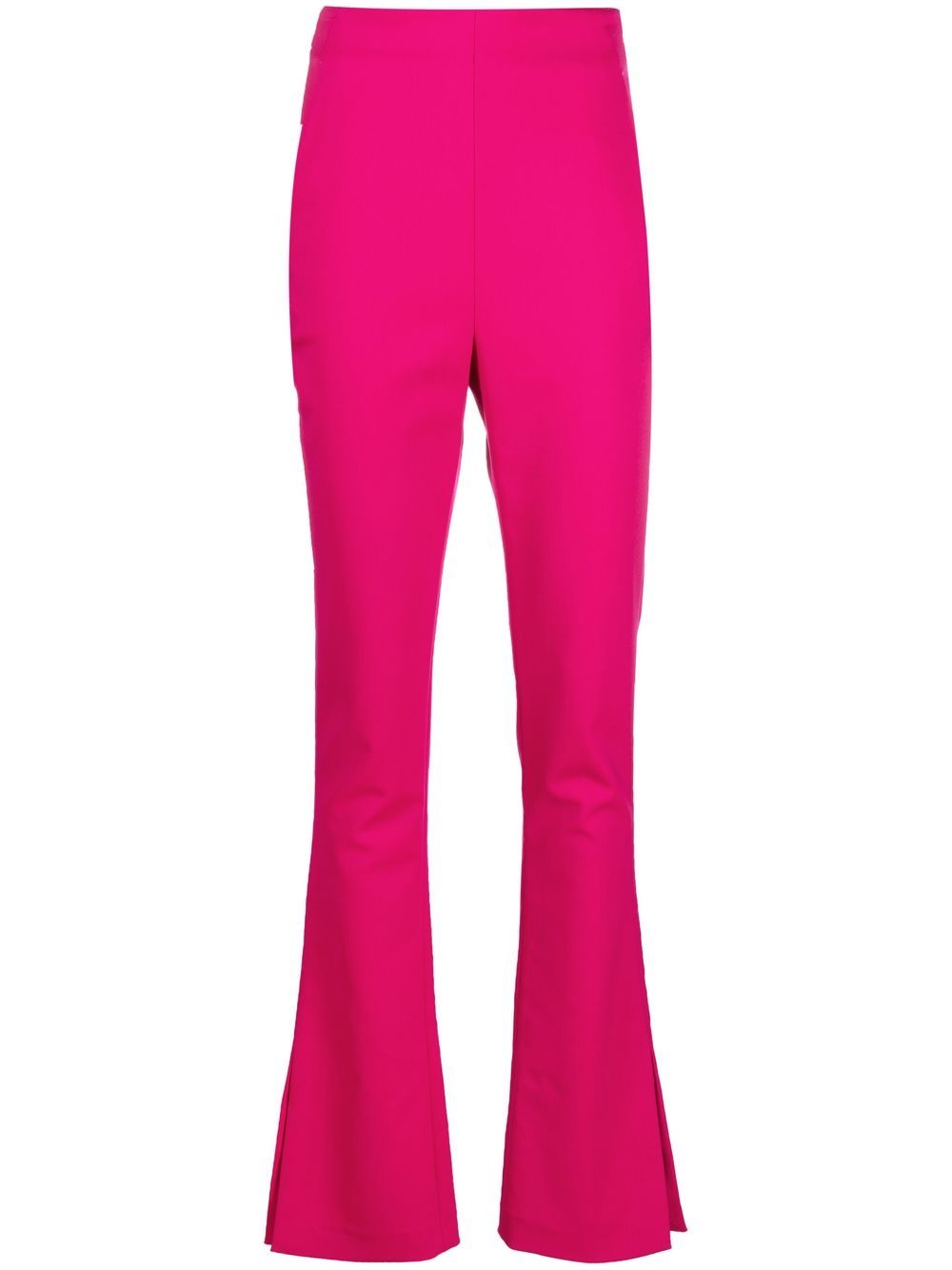Genny flared tailored trousers - Pink von Genny
