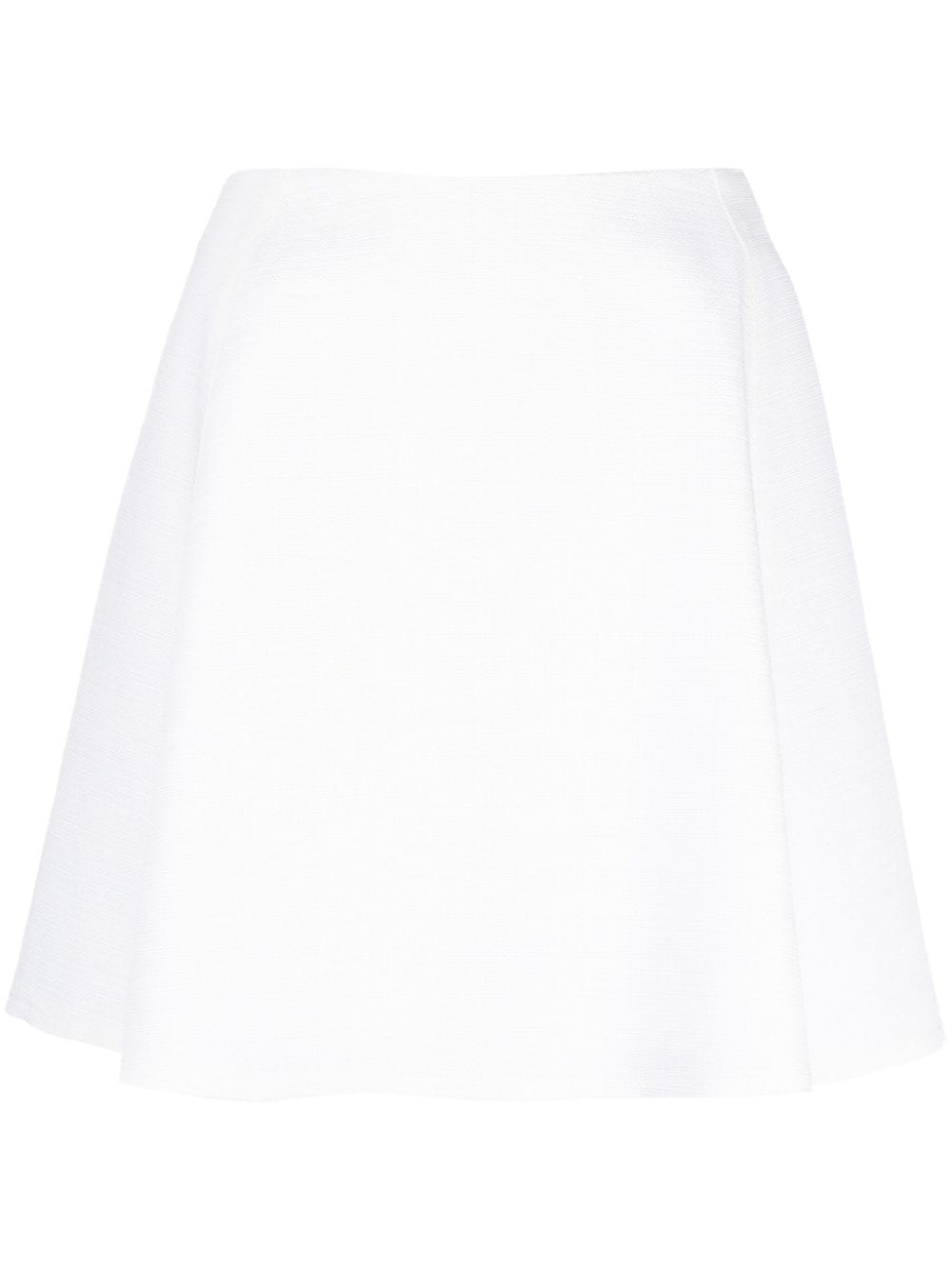Genny high-waist A-line skirt - White von Genny
