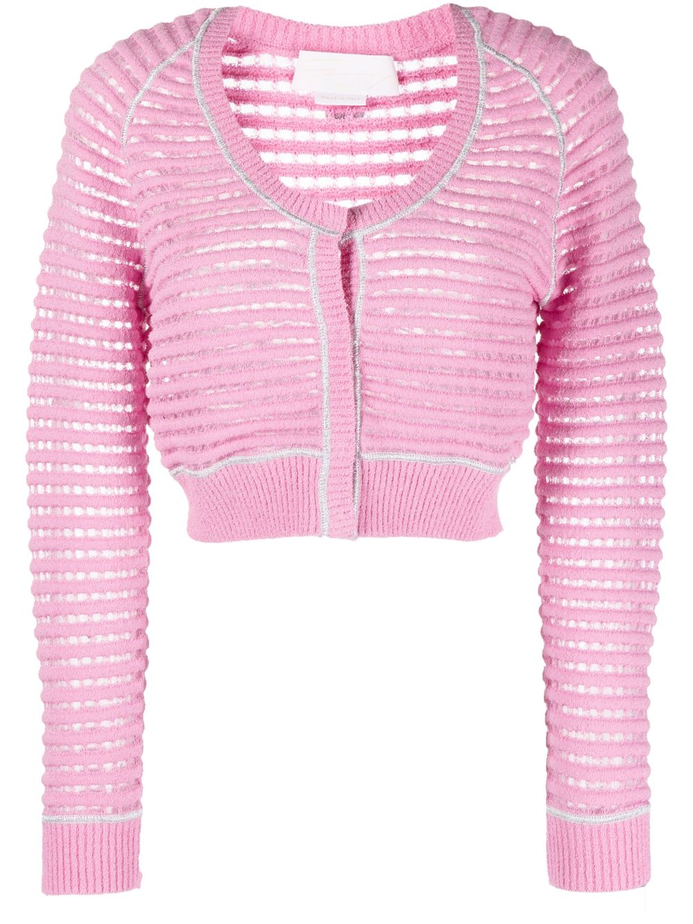 Genny knitted short jacket - Pink von Genny