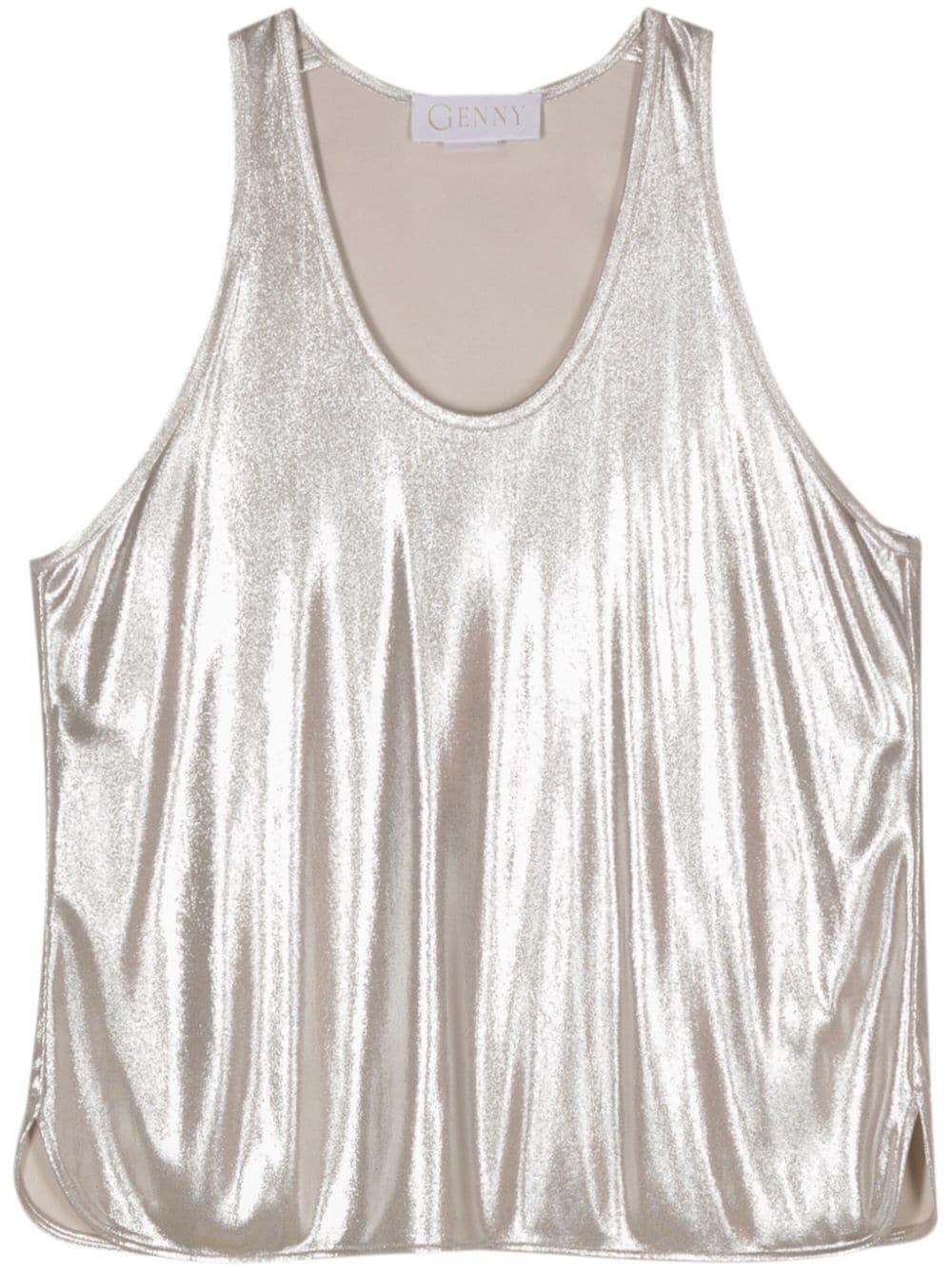 Genny metallic tank top - Silver von Genny