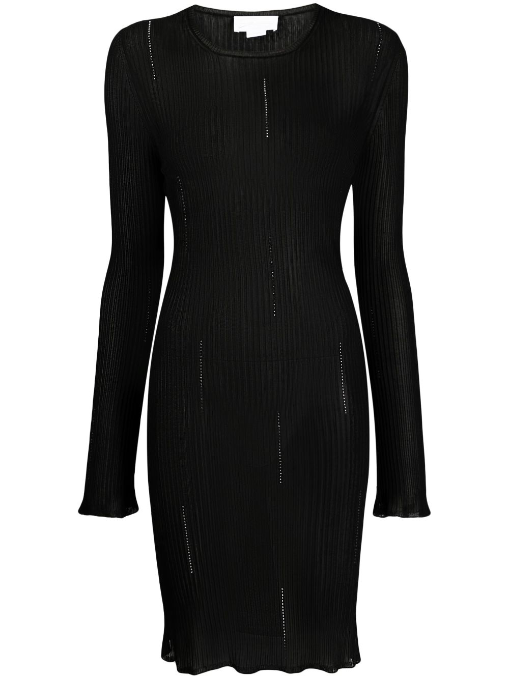 Genny ribbed-knit minidress - Black von Genny