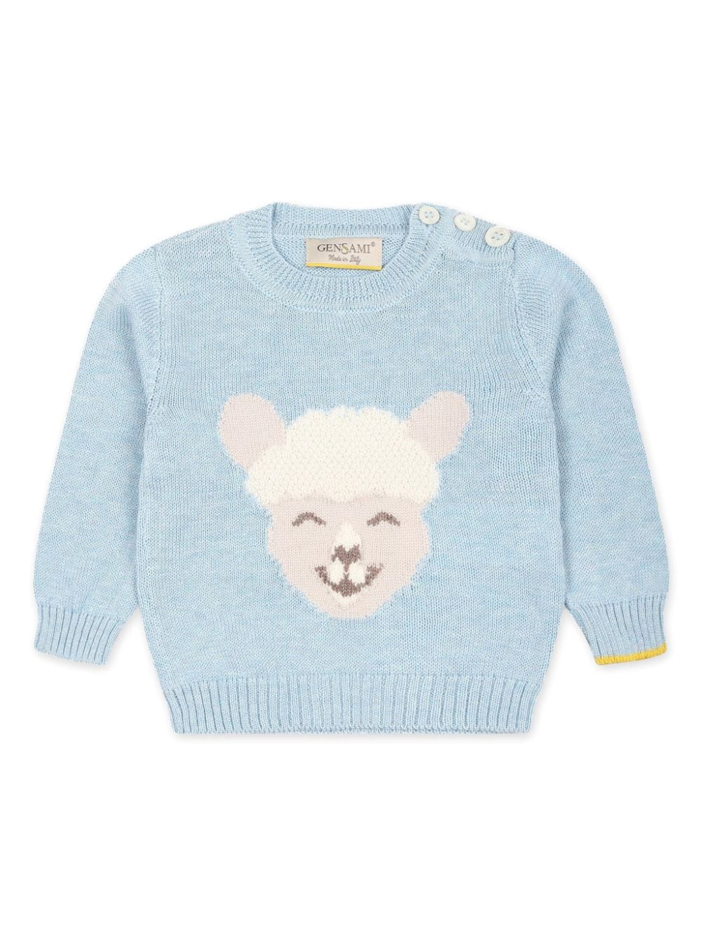 Gensami kids animal-intarsia crew-neck jumper - Blue von Gensami kids