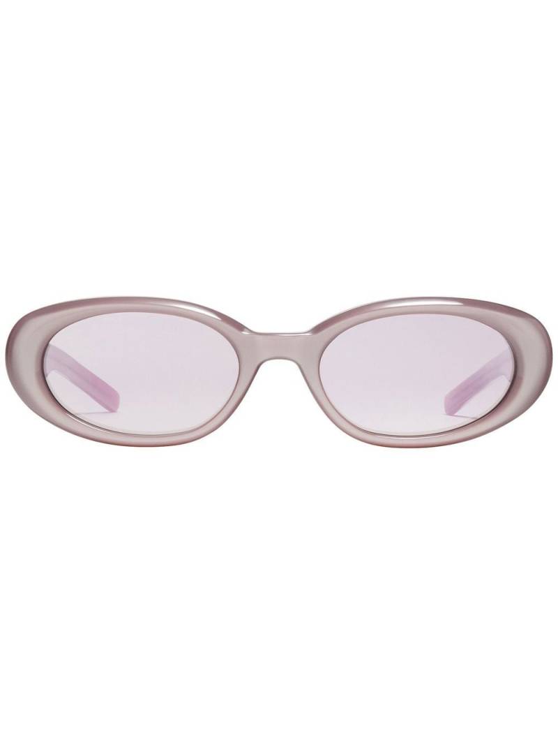 Gentle Monster oval-frame sunglasses - Pink von Gentle Monster