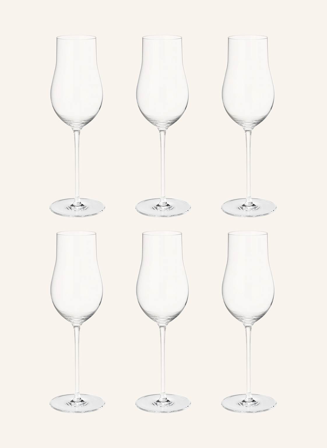 Georg Jensen 6er-Set Champagnergläser Sky transparent Georg Jensen 6er-Set Champagnergläser Sky transparent von Georg Jensen