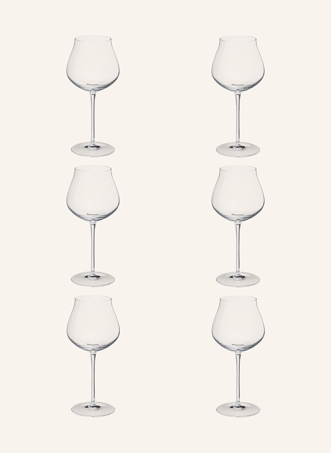 Georg Jensen 6er-Set Weingläser Sky transparent Georg Jensen 6er-Set Weingläser Sky transparent von Georg Jensen