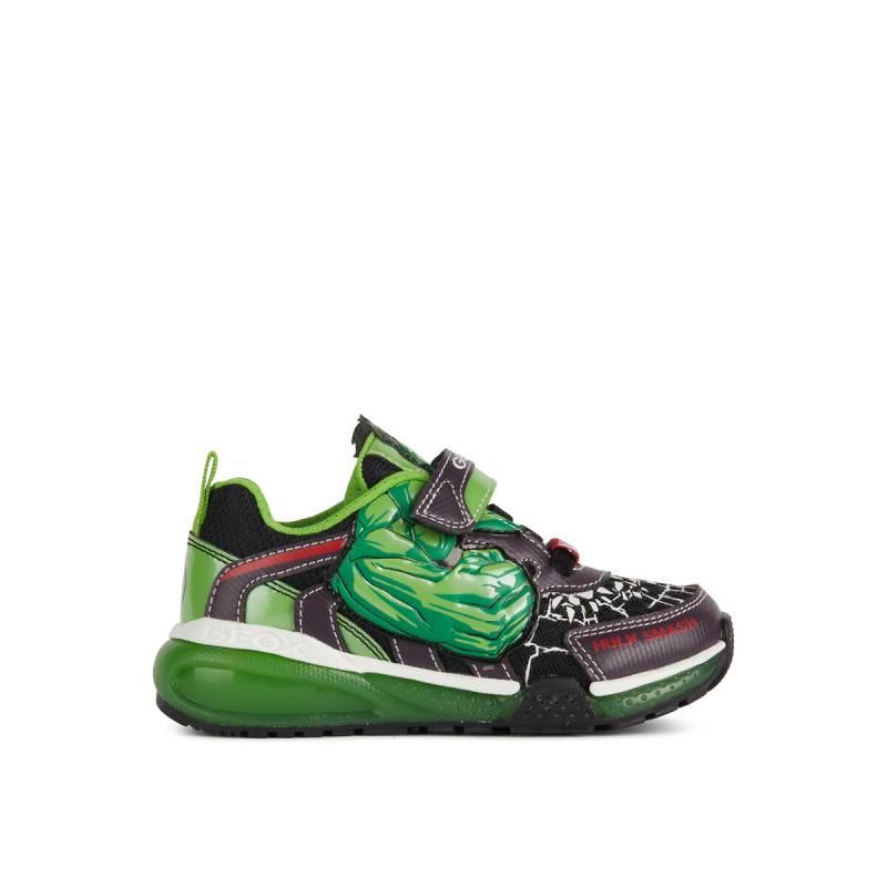Atmungsaktive LED-Sneakers Bayonic x Hulk von Geox