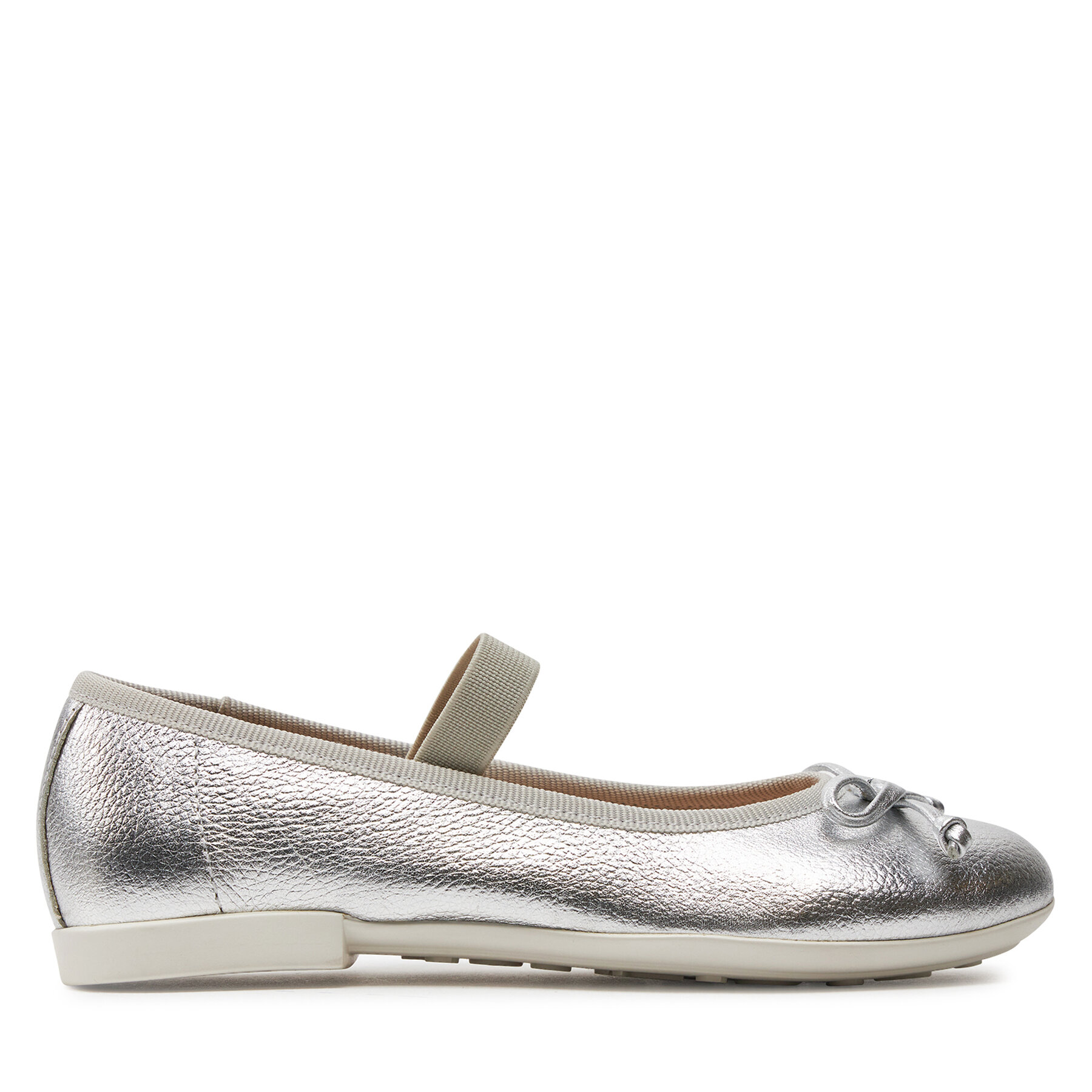 Ballerinas Geox Jr Plie' J4555D 00044 C1007 S Silver von Geox