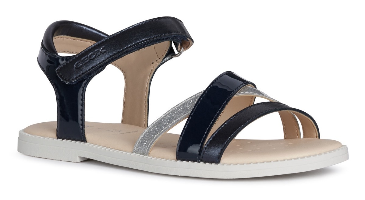 Geox Riemchensandale »J SANDAL KARLY GIRL«, Sommerschuh, Sandalette, Klettschuh, mit Klettverschluss von Geox