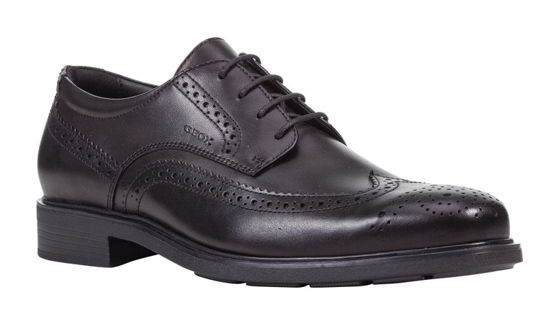 Geox Schnürschuh »U DUBLIN B«, Business Schuh, Anzugschuh mit Blockabsatz von Geox