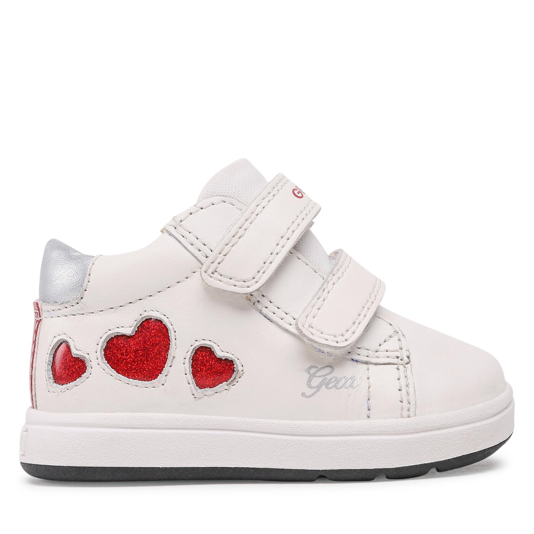 Halbschuhe Geox B Biglia Girl B354CA085KCC0050 White/Red von Geox