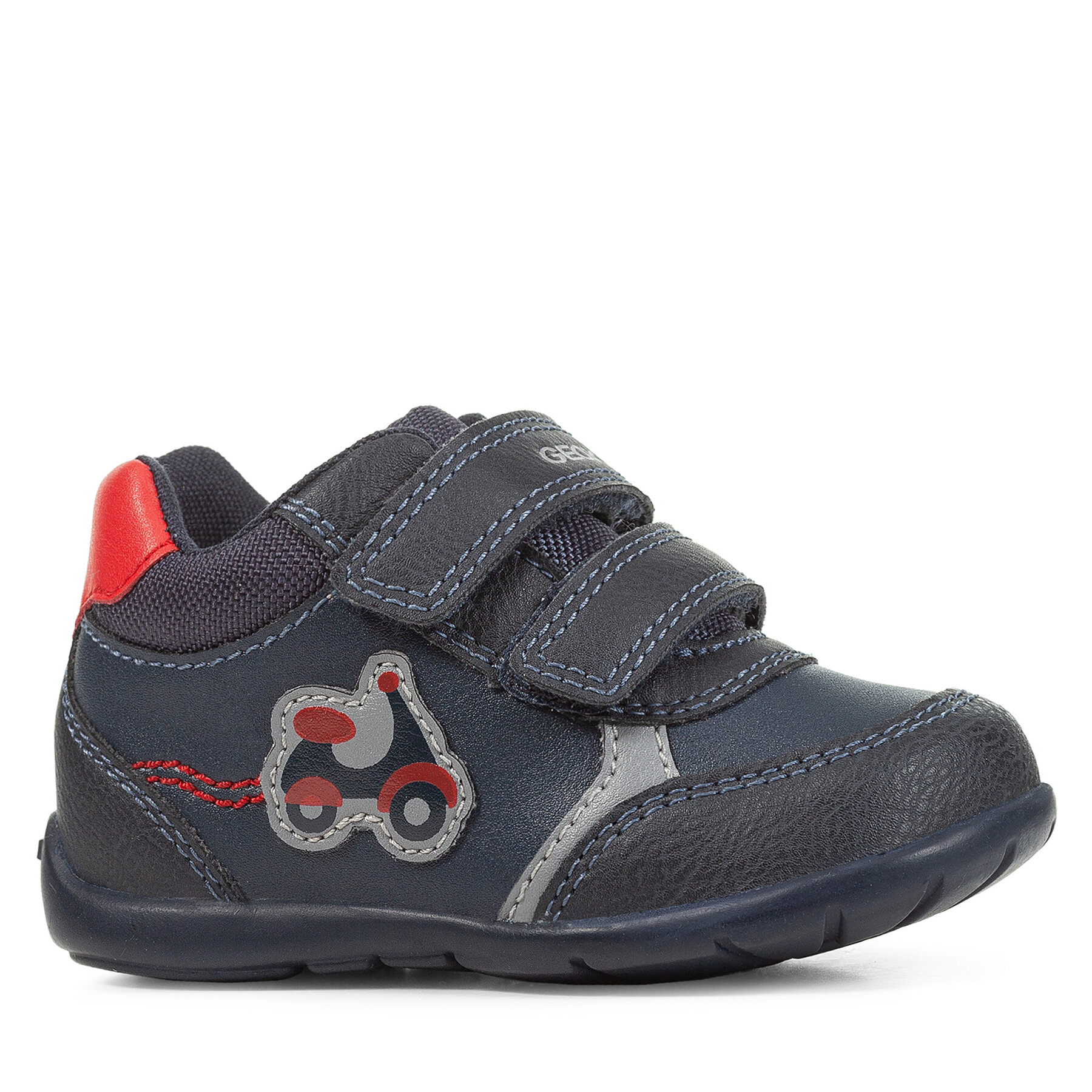 Sneakers Geox B Elthan Boy B361PA 0MEBC C0735 Navy/Red von Geox