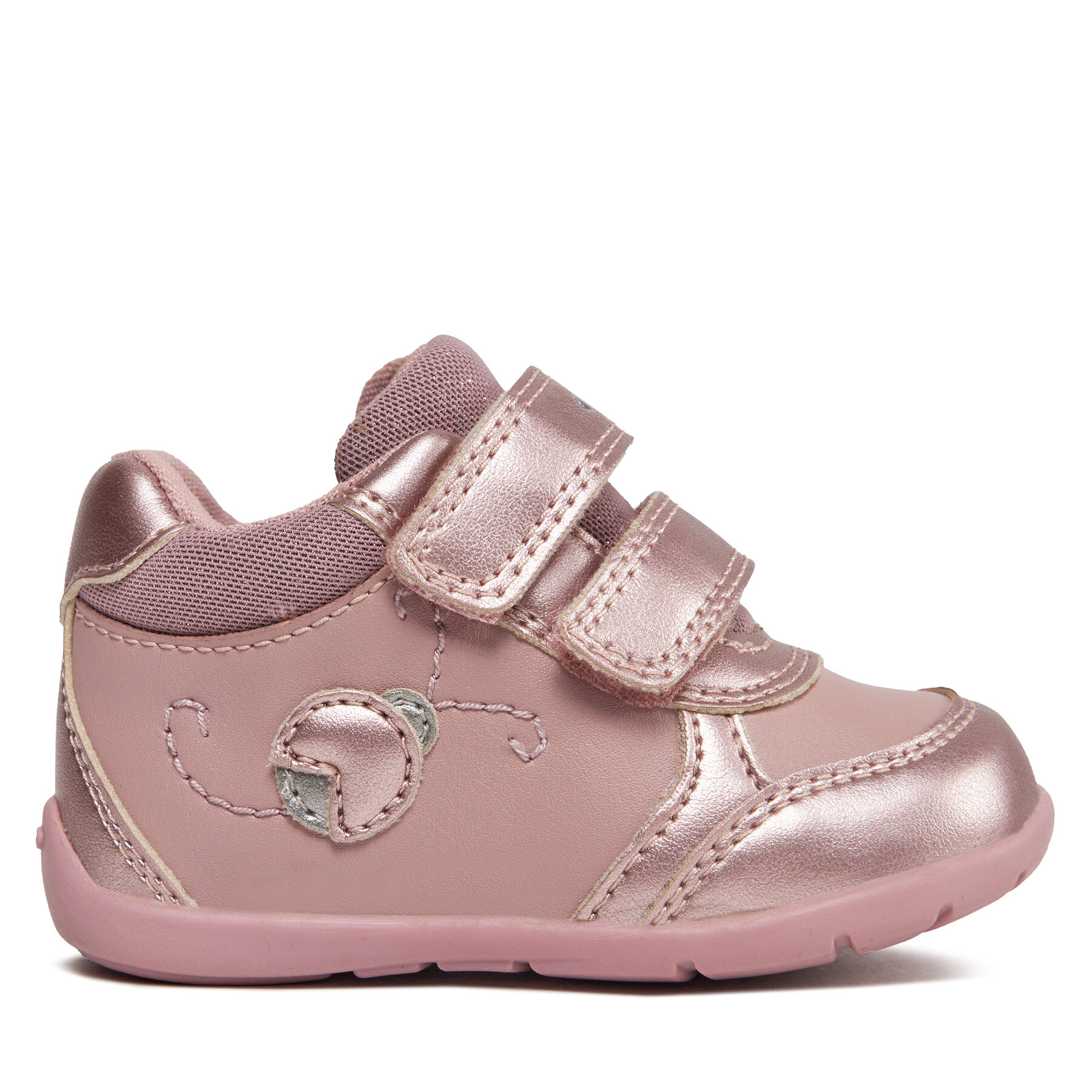 Halbschuhe Geox B Elthan Girl B361QD 054AJ CK81W Rose/Silver von Geox