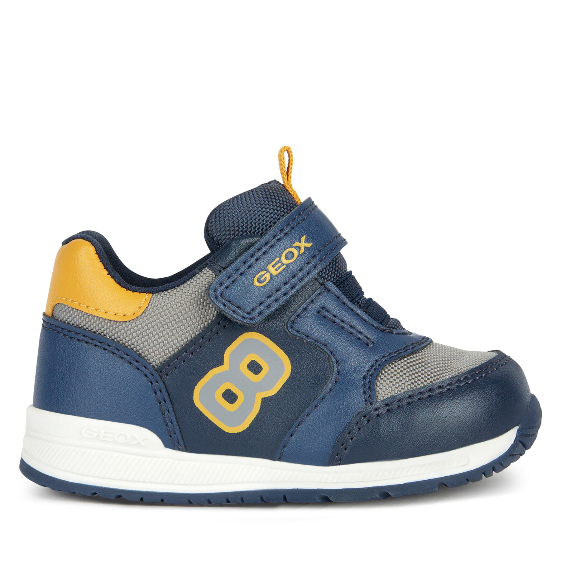 Halbschuhe Geox B Rishon Boy B360RA 054FU CB42Q Lt Navy/Ochre von Geox