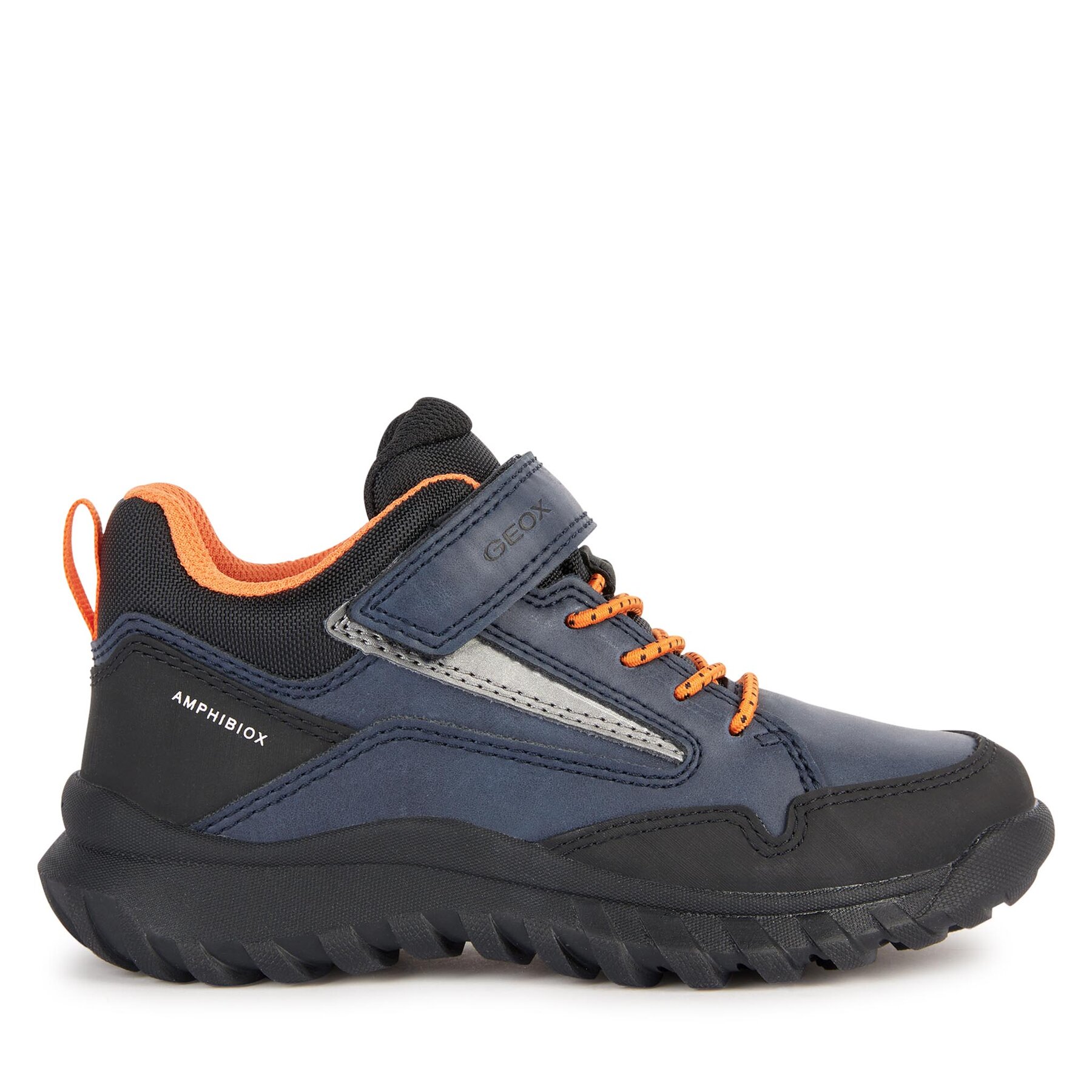 Halbschuhe Geox J Simbyos Boy B Abx J36L0C 0MEFU C0659 D Navy/Orange von Geox