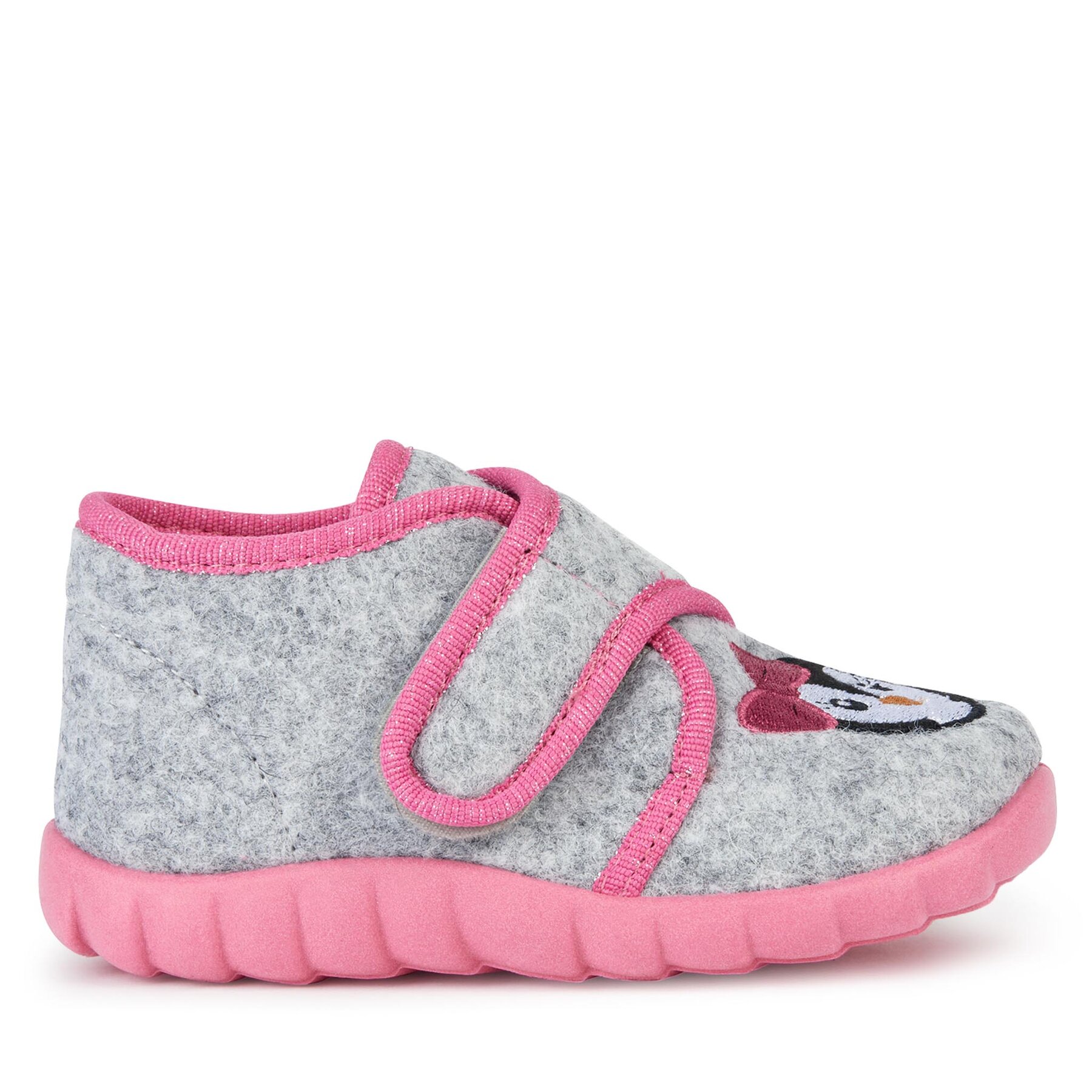 Hausschuhe Geox B Zyzie Girl B2606B 0NY11 C1296 Lt Grey/Pink von Geox