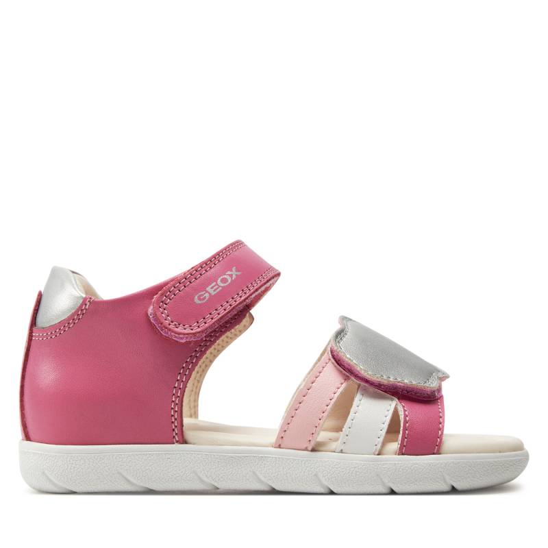 Sandalen Geox B Sandal Alul Girl B451YA 085NF C8217 S Dk Pink/Silver von Geox