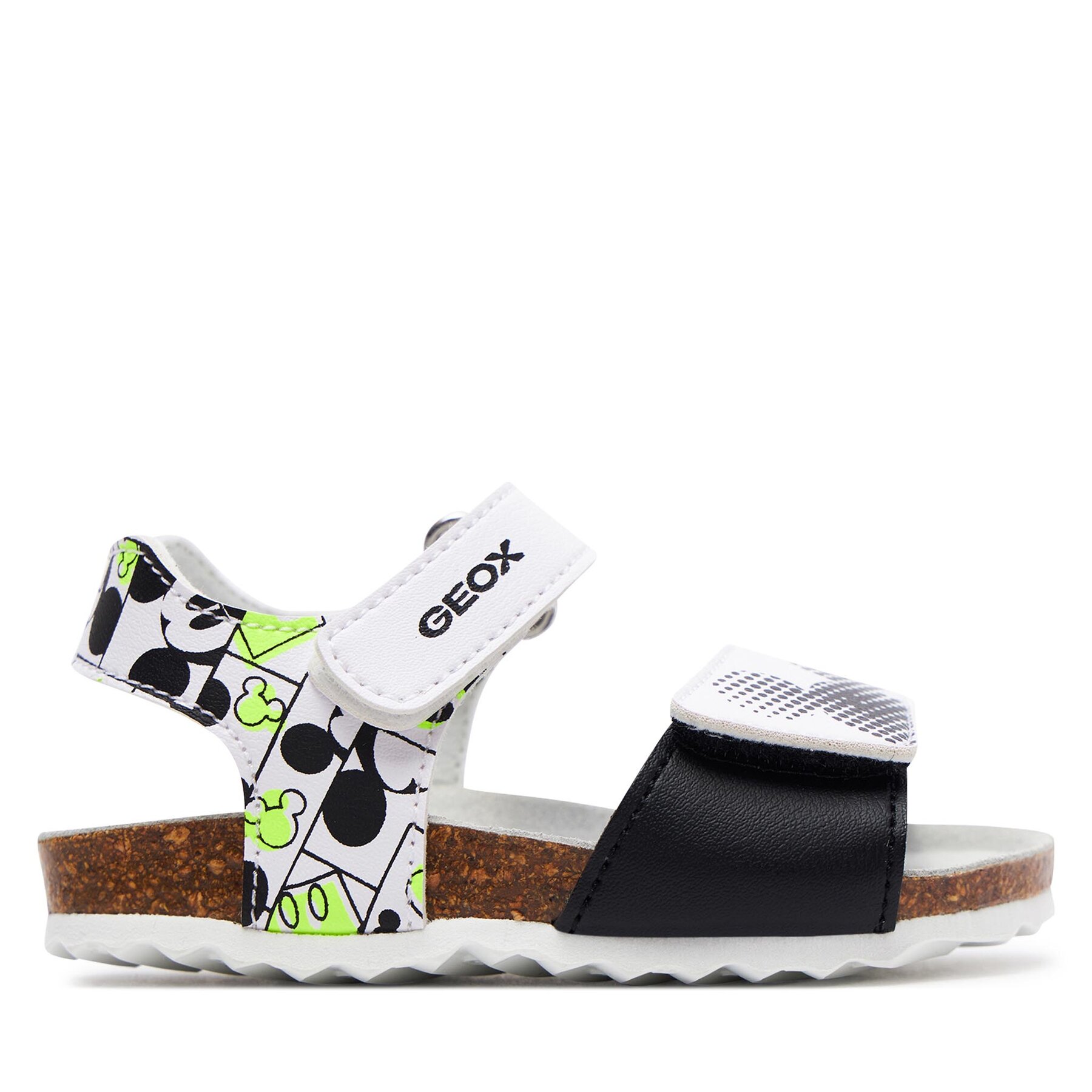 Sandalen Geox B Sandal Chalki Boy B152QC 000BC C0552 M White/Fluo Yellow von Geox