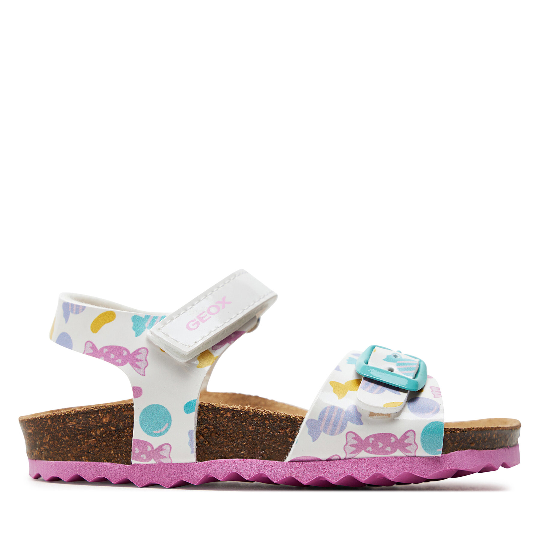 Sandalen Geox B Sandal Chalki Girl B922RA 000HH C0653 S White/Multicolor von Geox