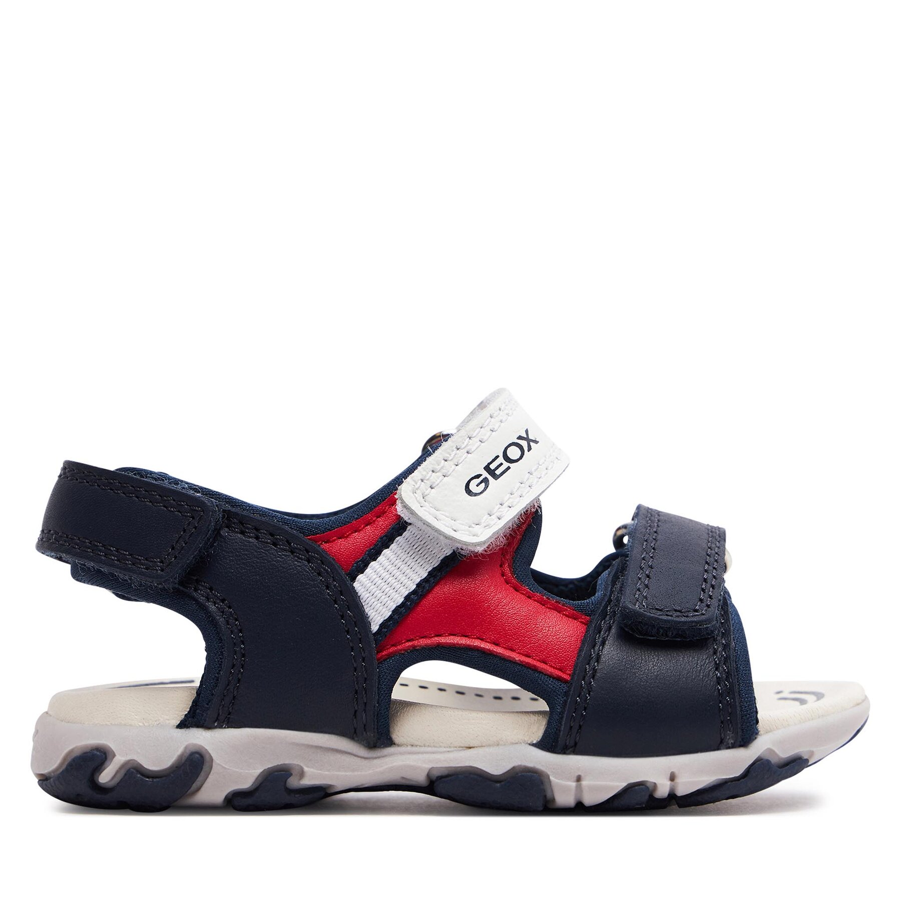 Sandalen Geox B Sandal Flaffee Boy B4559A 08515 C0735 M Navy/Red von Geox