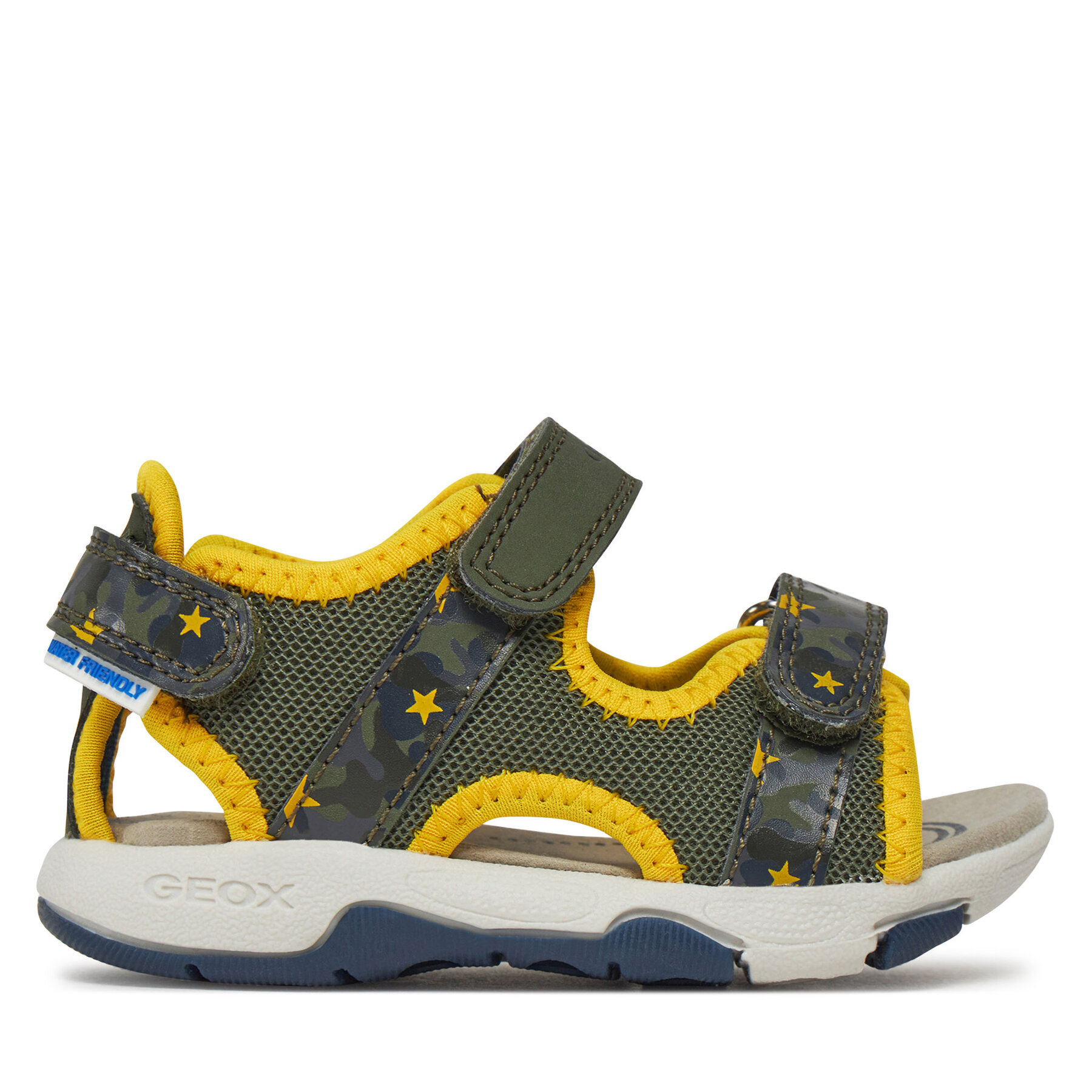 Sandalen Geox B Sandal Multy Boy B450FA 014CE C0629 M Military/Ochreyellow von Geox