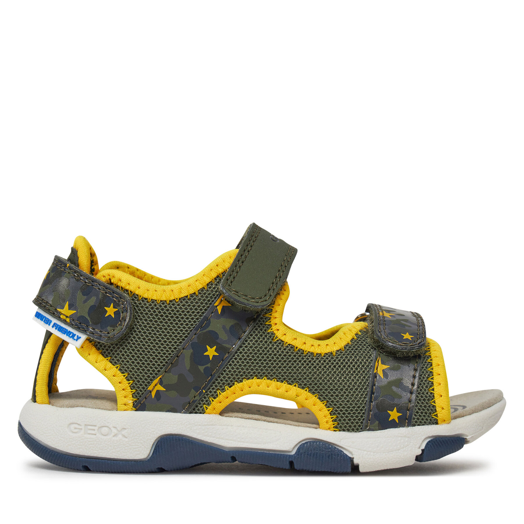 Sandalen Geox B Sandal Multy Boy B450FA 014CE C0629 S Military/Ochreyellow von Geox