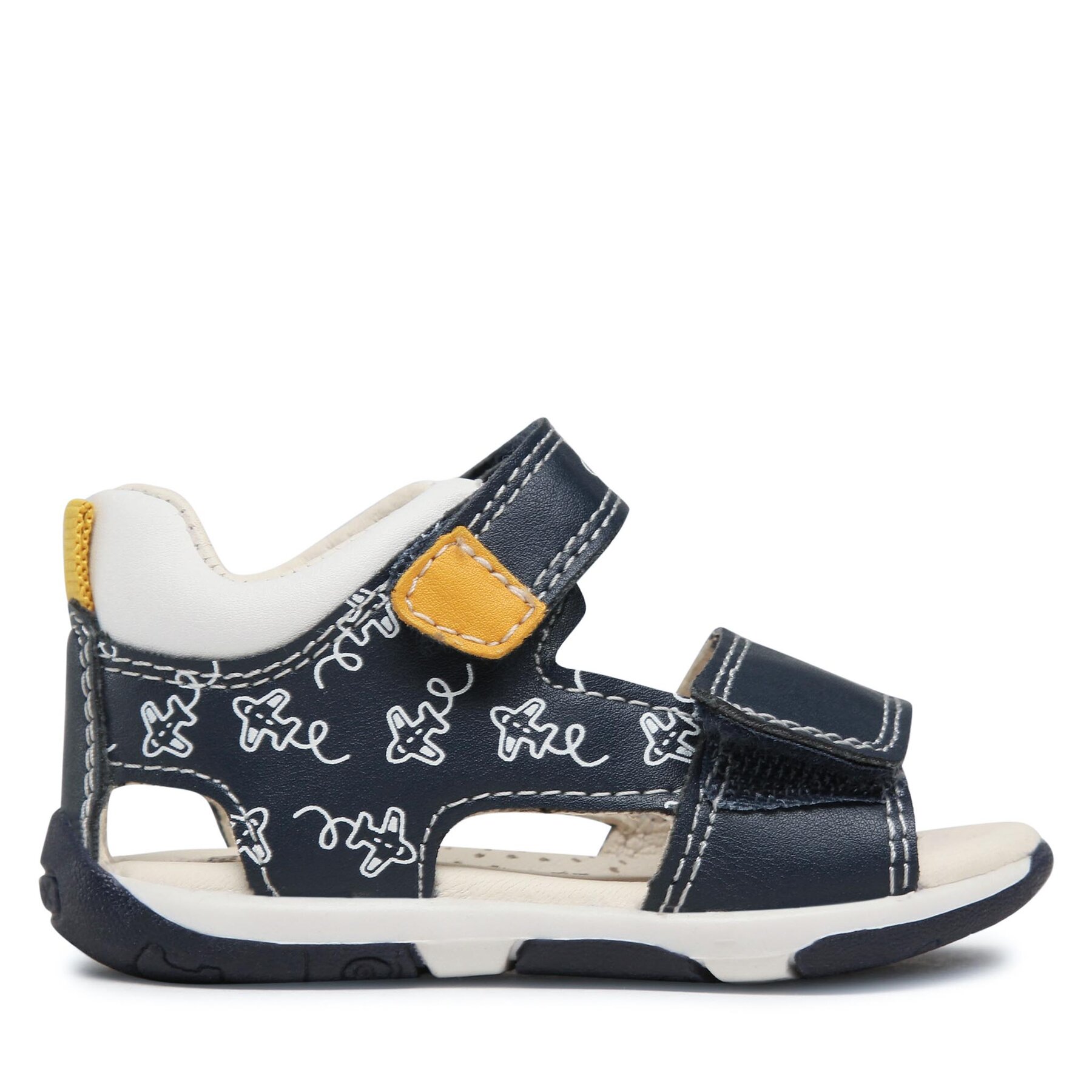 Sandalen Geox B Sandal Tapuz Boy B150XB000BCCF42Q Navy/Ochre von Geox