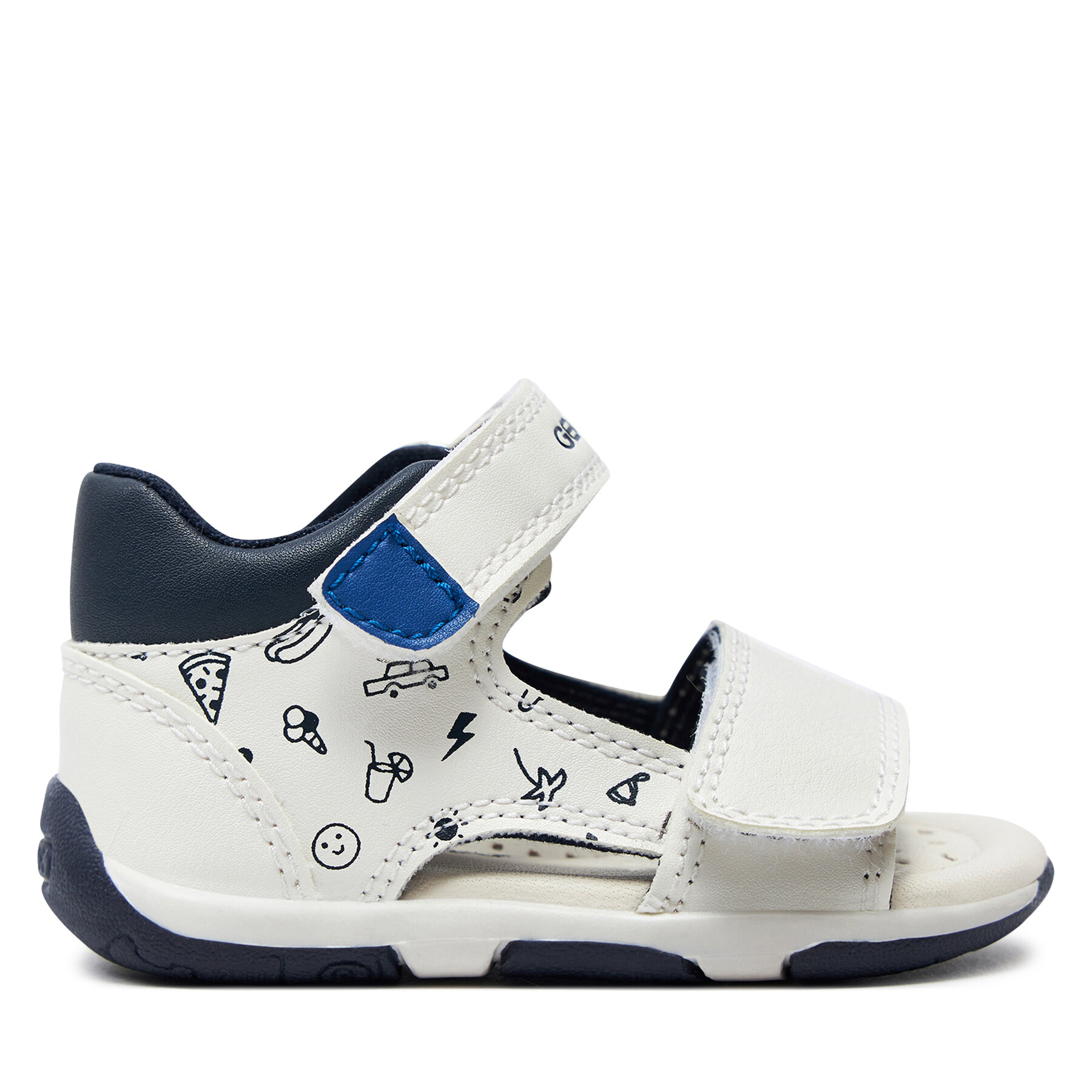 Sandalen Geox B Sandal Tapuz Boy B450XB 000BC C0293 White/Royal von Geox