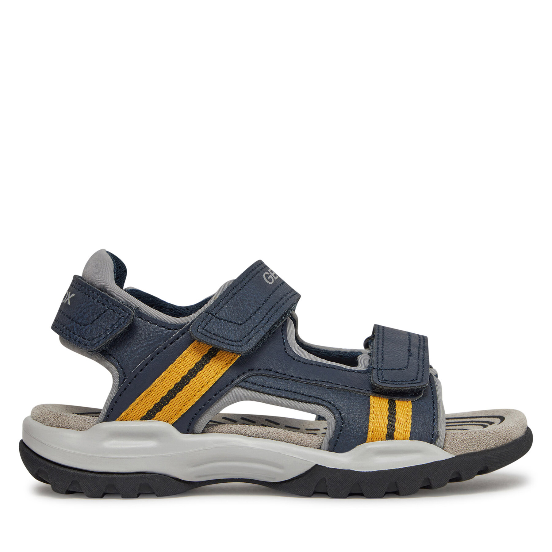 Sandalen Geox J Borealis Boy J450RA 015ME C0916 S Navy/Ochreyellow von Geox