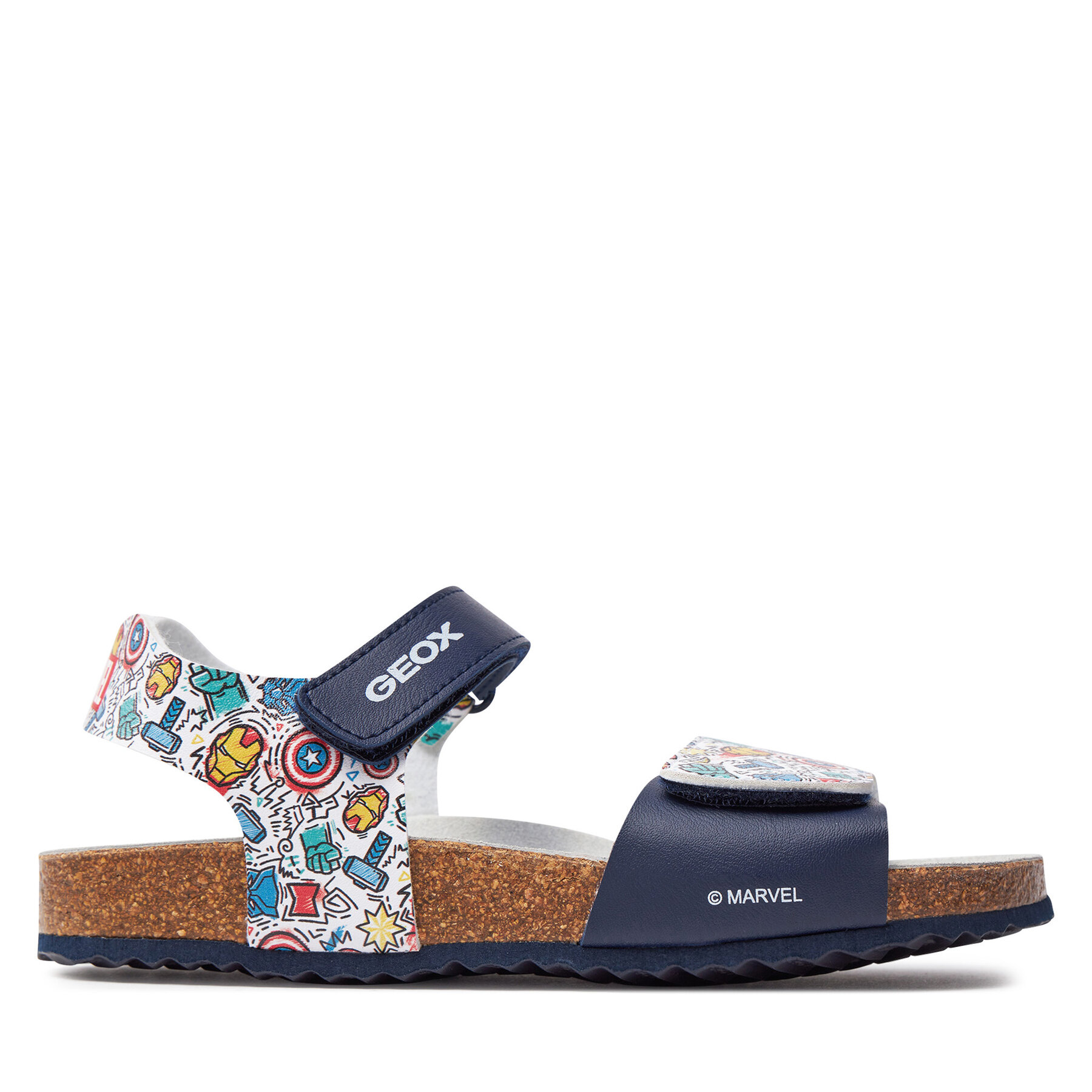 Sandalen Geox J Ghita Boy J458LE 00004 C4243 D Navy/Multicolor von Geox