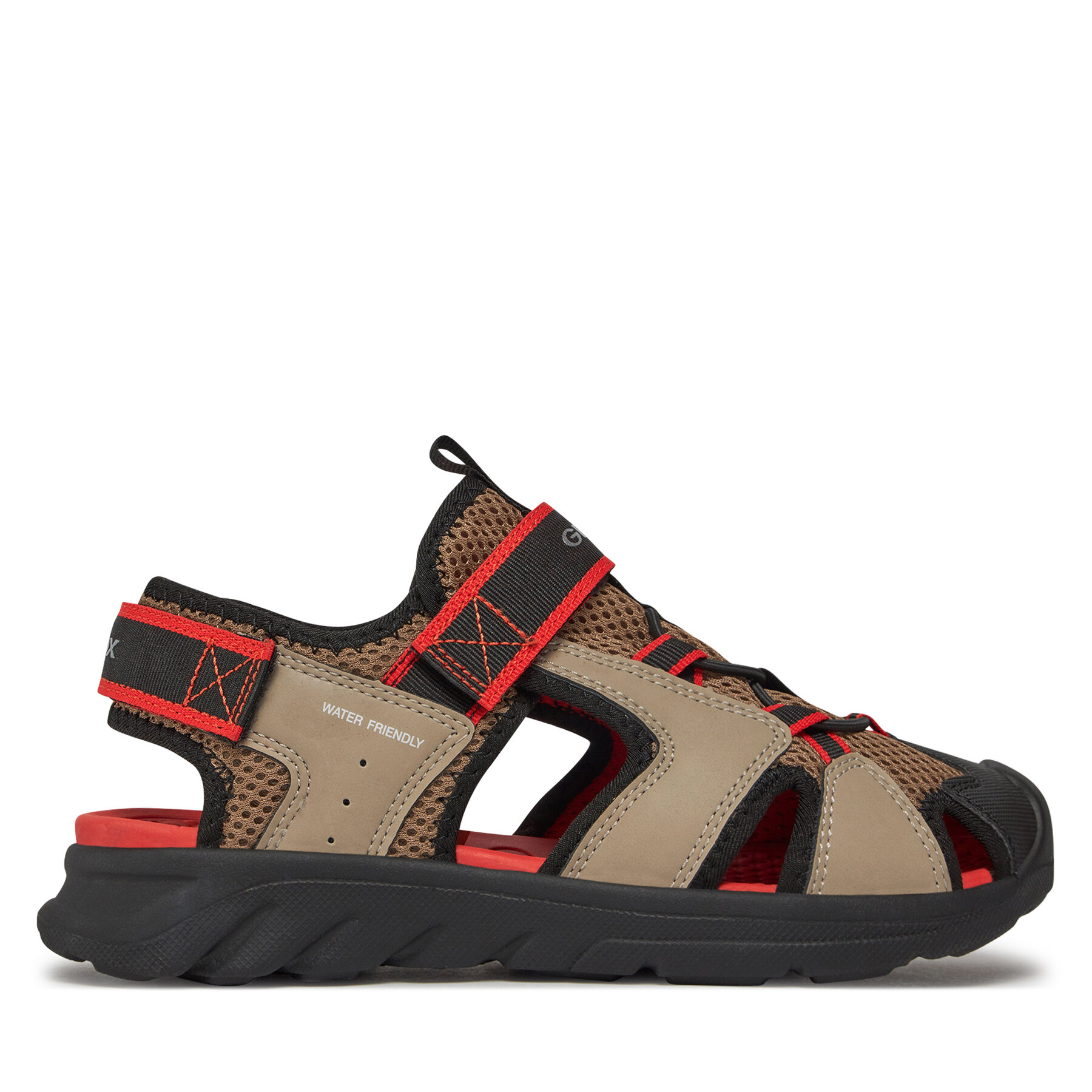 Sandalen Geox J Sandal Airadyum Bo J45F1F 014ME C5051 D Dk Beige/Red von Geox