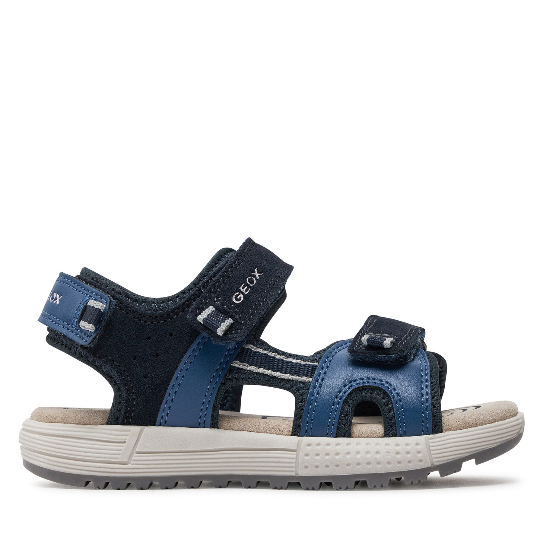 Sandalen Geox J Sandal Alben Boy J35AVA 01520 CF44M S Navy/Dk Blue von Geox