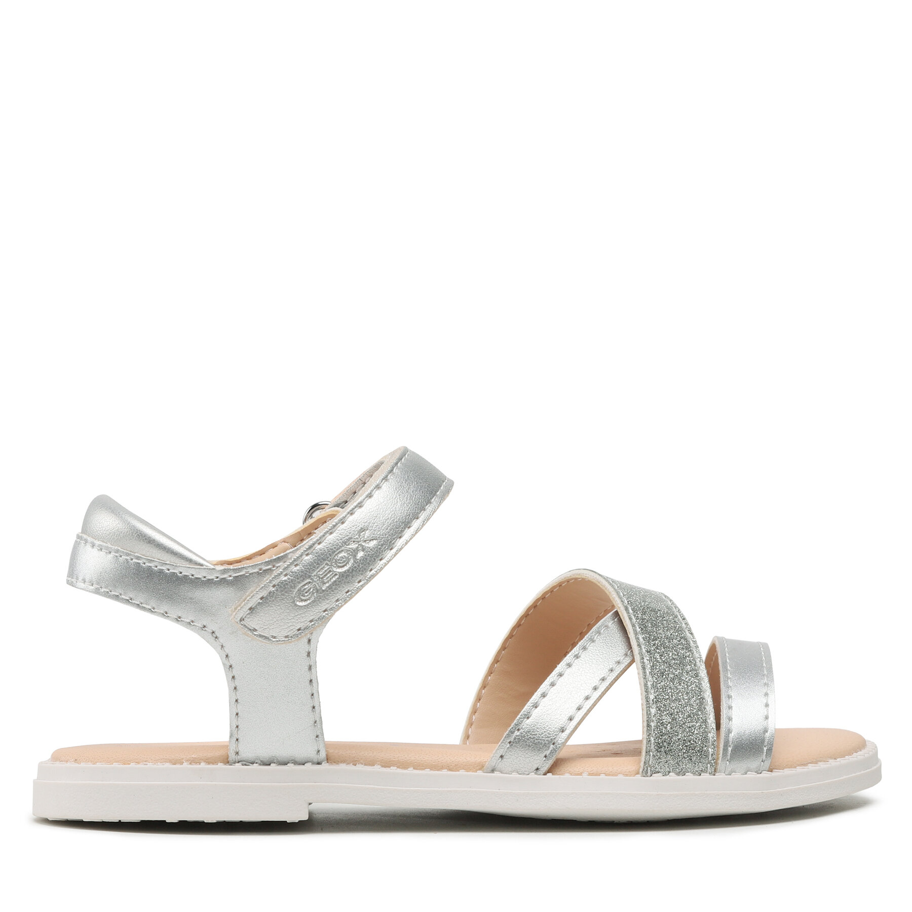 Sandalen Geox J Sandal Karly Girl J5235D0HINFC1007 M Silver von Geox