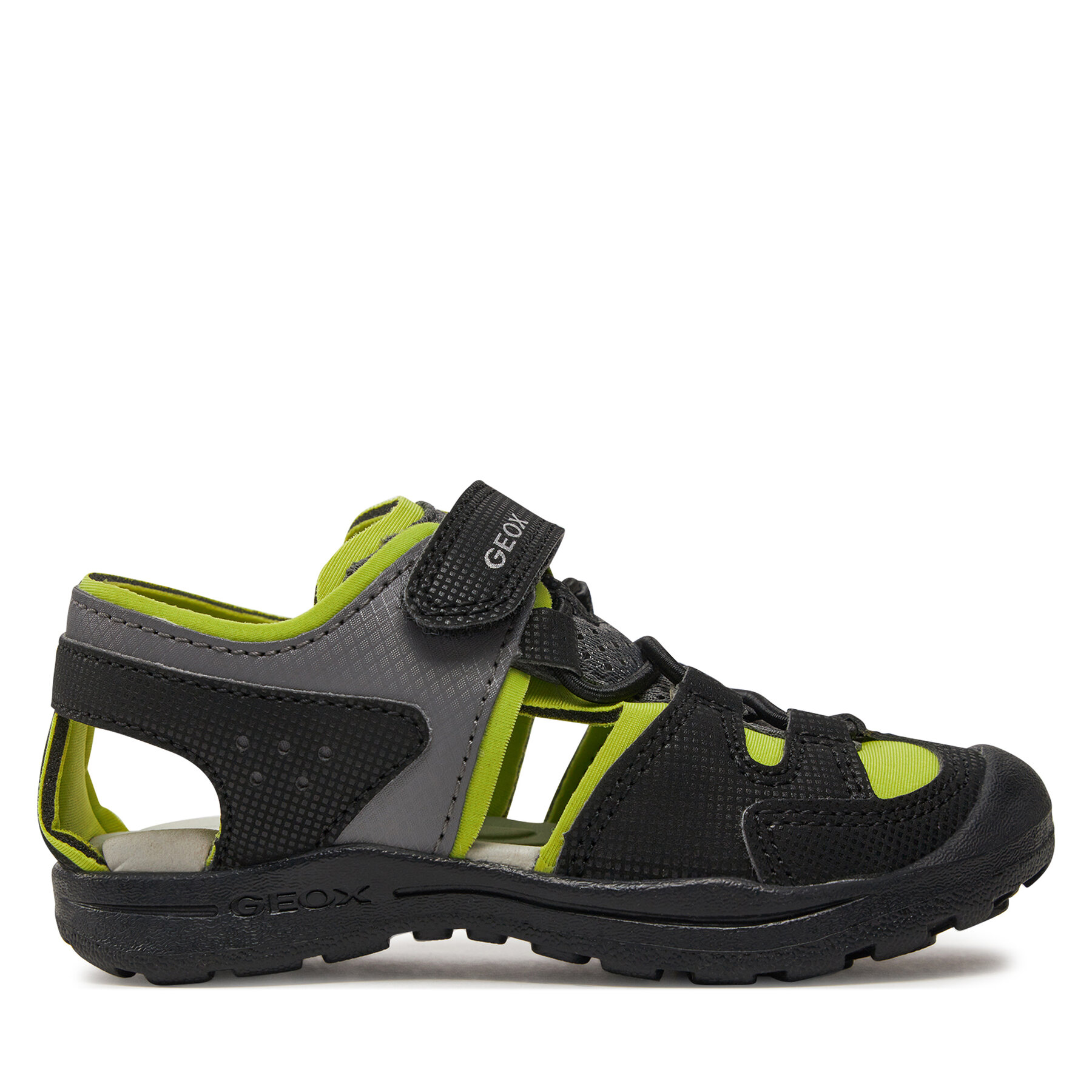 Sandalen Geox J Vaniett Boy J455XA 015CE C0802 M Black/Lime von Geox