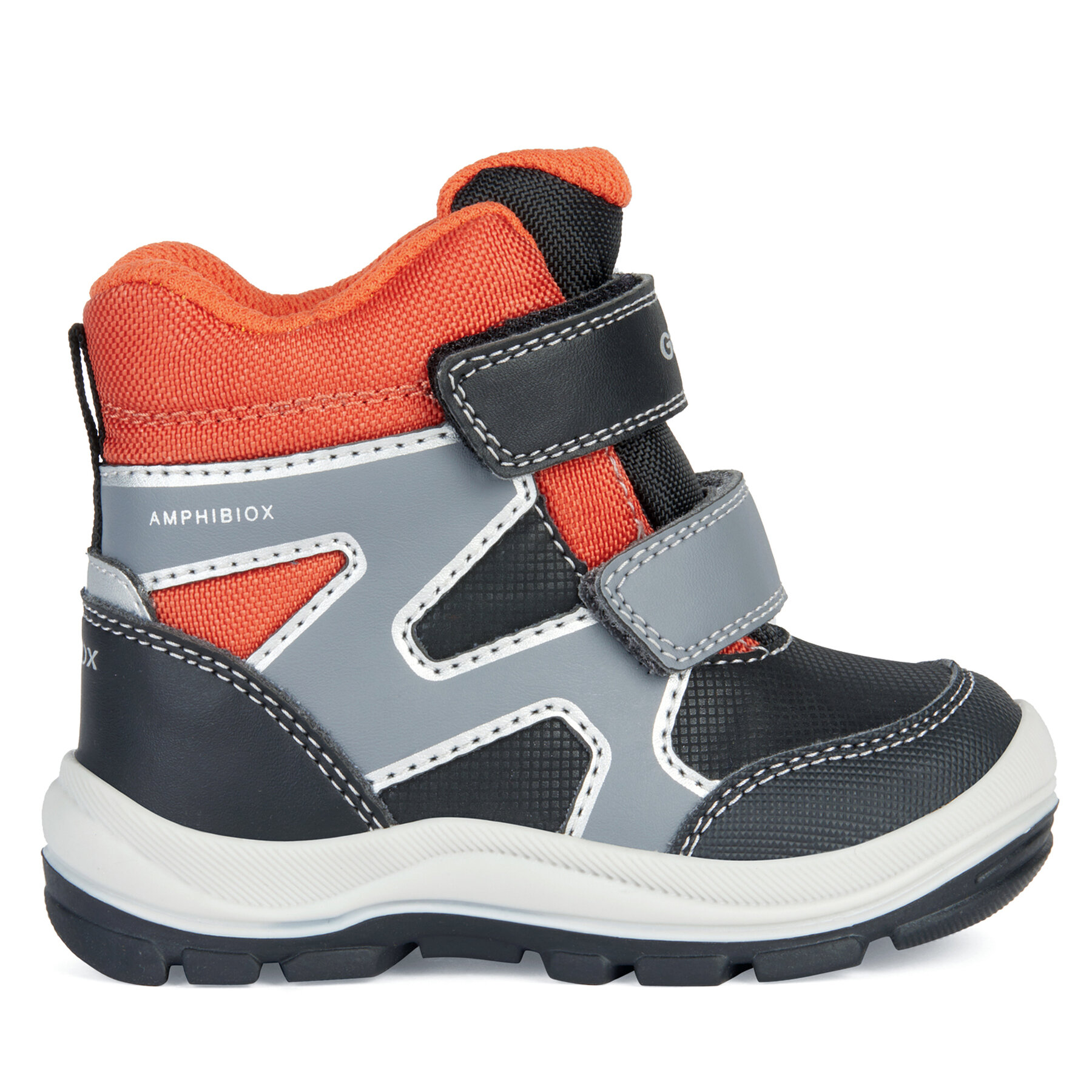 Schneeschuhe Geox B Flanfil Boy B Abx B263VD 0CEFU C0038 S Black/Orange von Geox