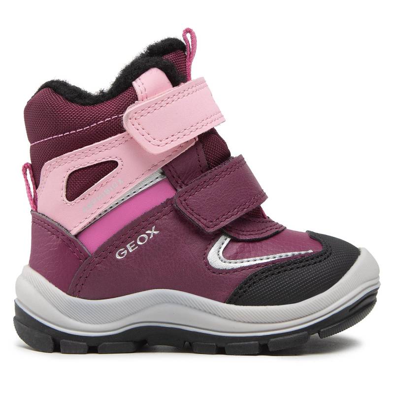 Schneeschuhe Geox B Flanfil G.B Abx F B263WF 050FU C7DE8 M Burgundy/Pink von Geox