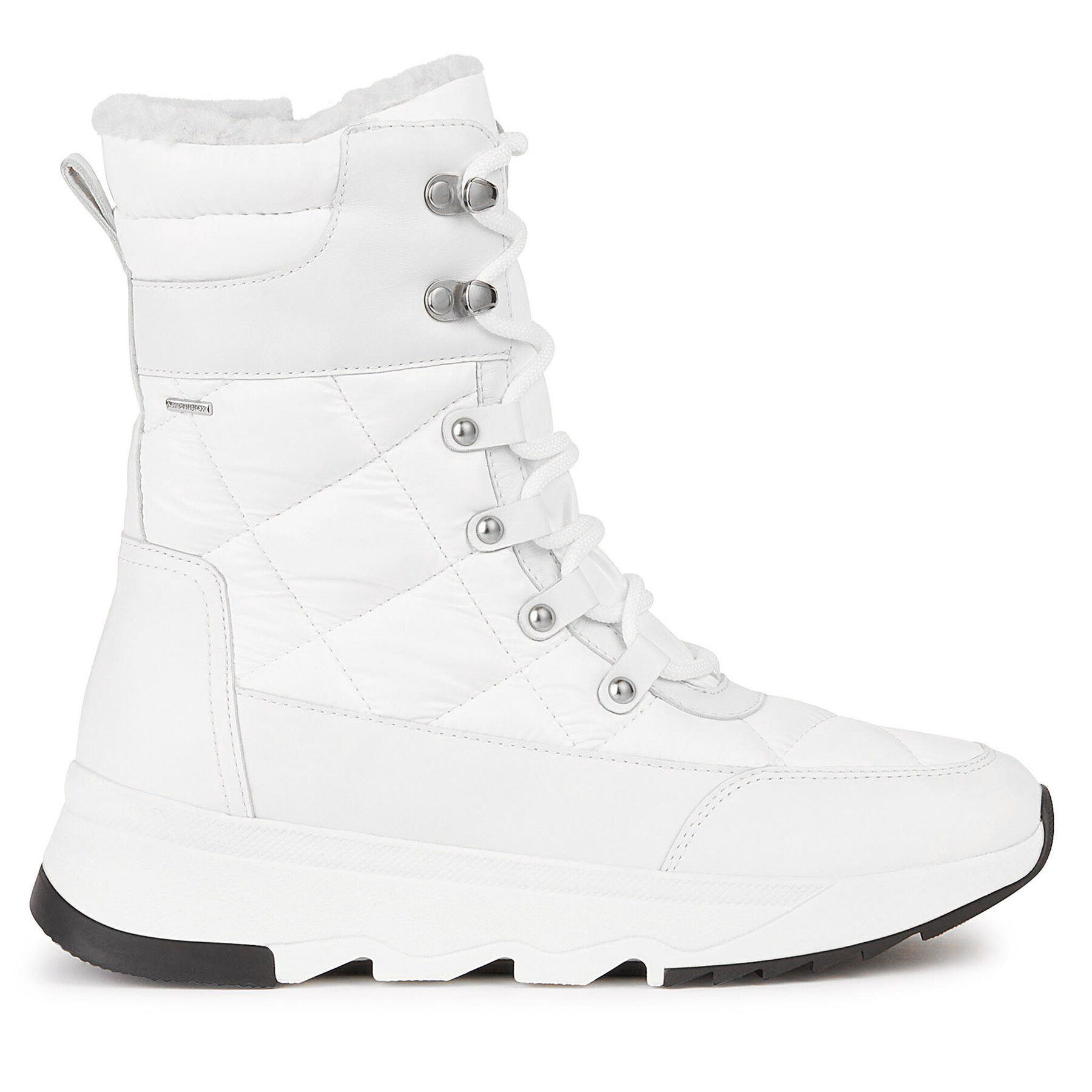 Schneeschuhe Geox D Falena B Abx D26HXB 085FU C1000 White von Geox