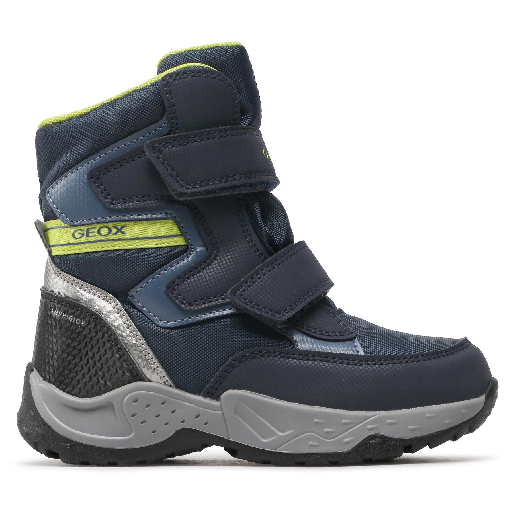 Schneeschuhe Geox J Sentiero B.B Abx B J26FSB 0FUCE C0749 D Navy/Lime von Geox