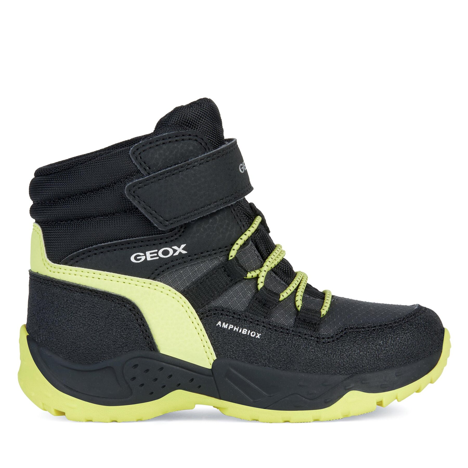 Schneeschuhe Geox J Sentiero Boy B Abx J26FSC 0FUCE C0802 M Black/Lime von Geox