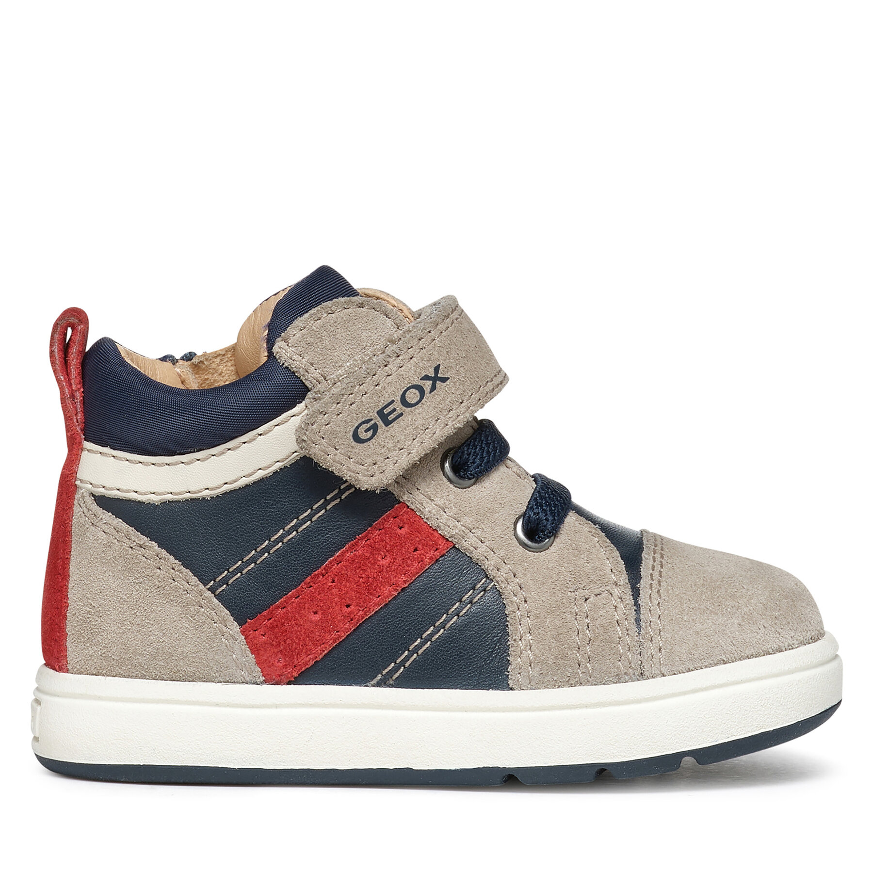 Schnürschuhe Geox B Biglia Boy B044DA 02285 C0829 Sand/Navy von Geox