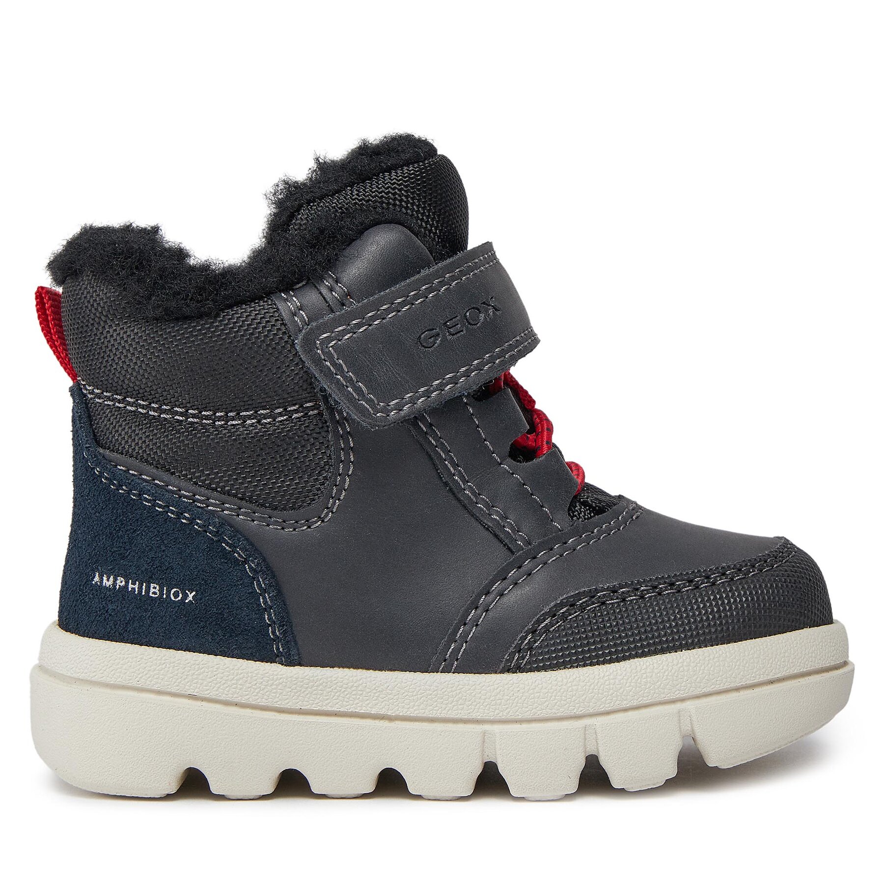 Schnürschuhe Geox B365BK 0ME22 C0735 Navy/Red von Geox