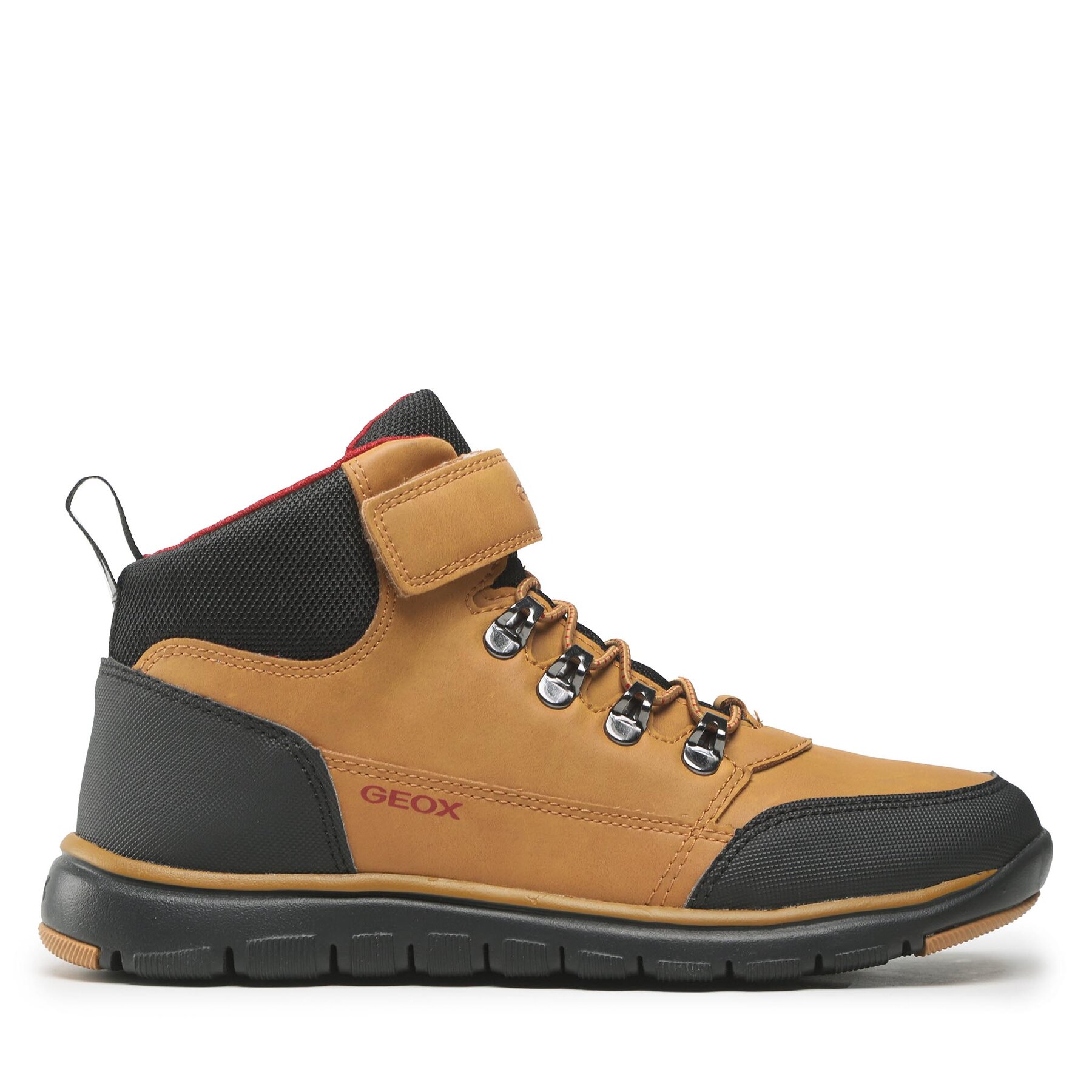 Schnürschuhe Geox J Xunday B.A J263NA 0MEFU C2G7V D Dk Yellow/Red von Geox