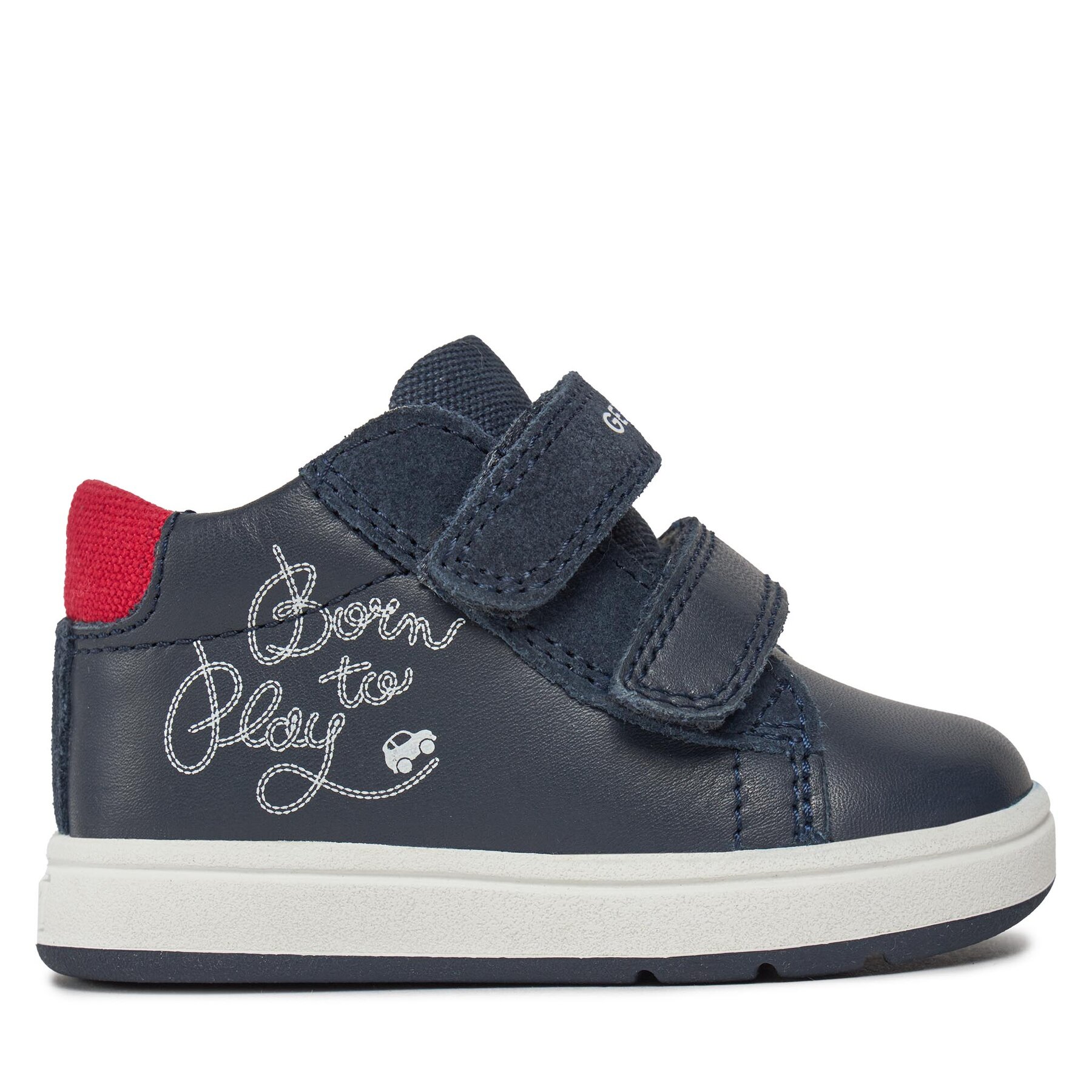 Sneakers Geox B Biglia Boy B044DD 00822 C0735 Navy/Red von Geox