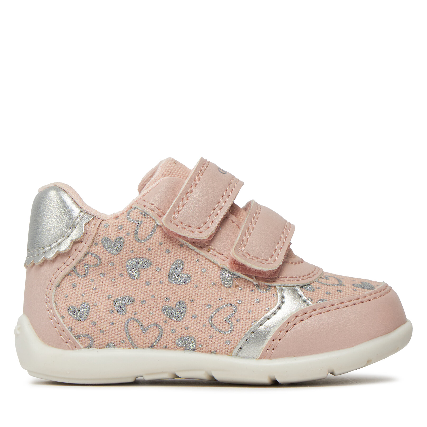 Sneakers Geox B Elthan Girl B451QB 0AW54 C8237 Lt Rose/Silver von Geox