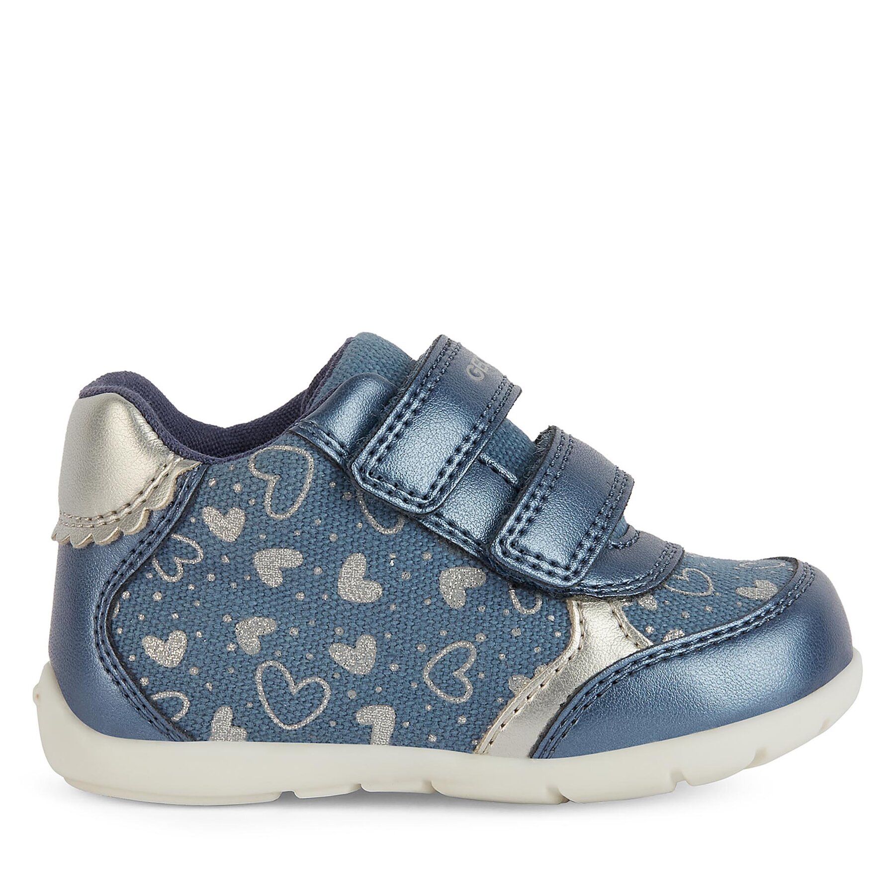 Sneakers Geox B Elthan Girl B451QB 0AWNF C4206 Sky/Silver von Geox